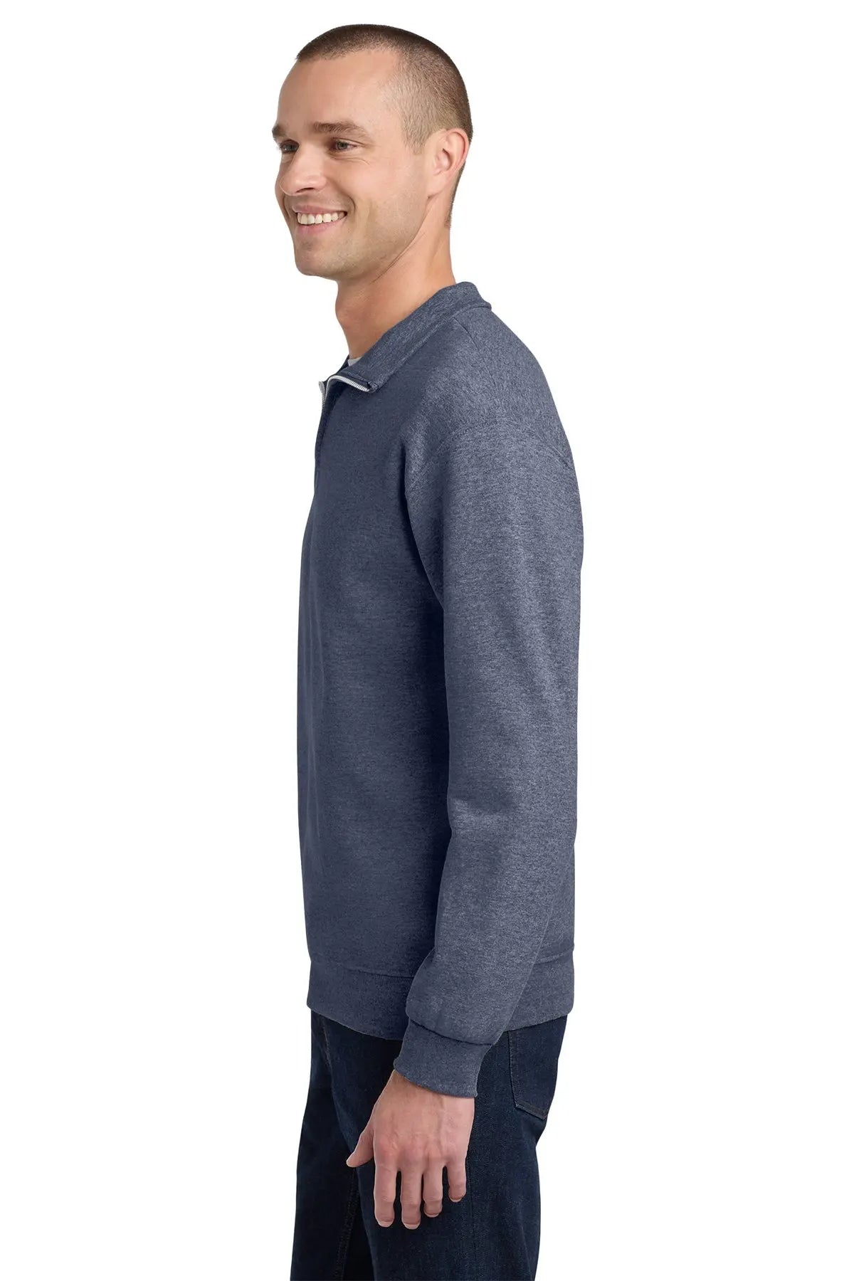 Jerzees® NuBlend® 1/4-Zip Cadet Collar Sweatshirt #995M Game Over Merch
