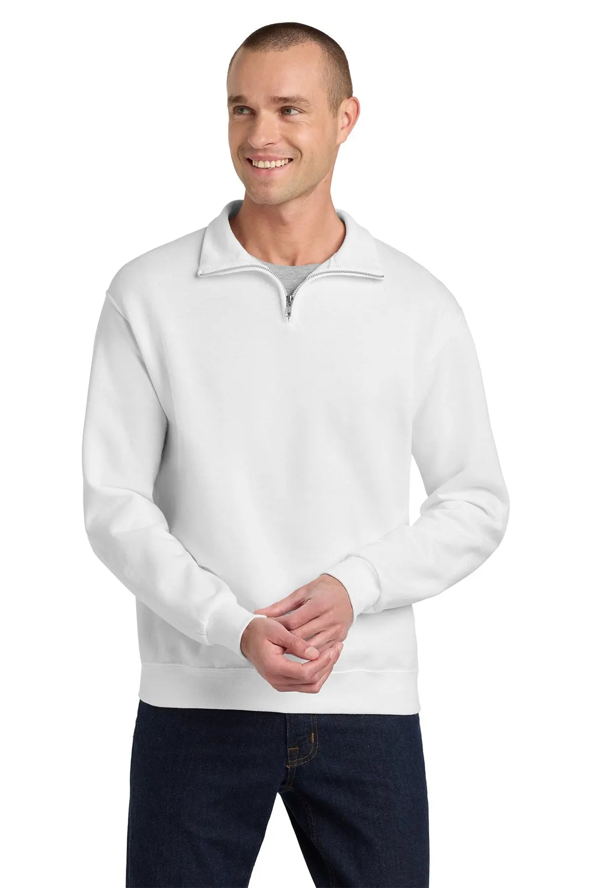 Jerzees® NuBlend® 1/4-Zip Cadet Collar Sweatshirt #995M Game Over Merch