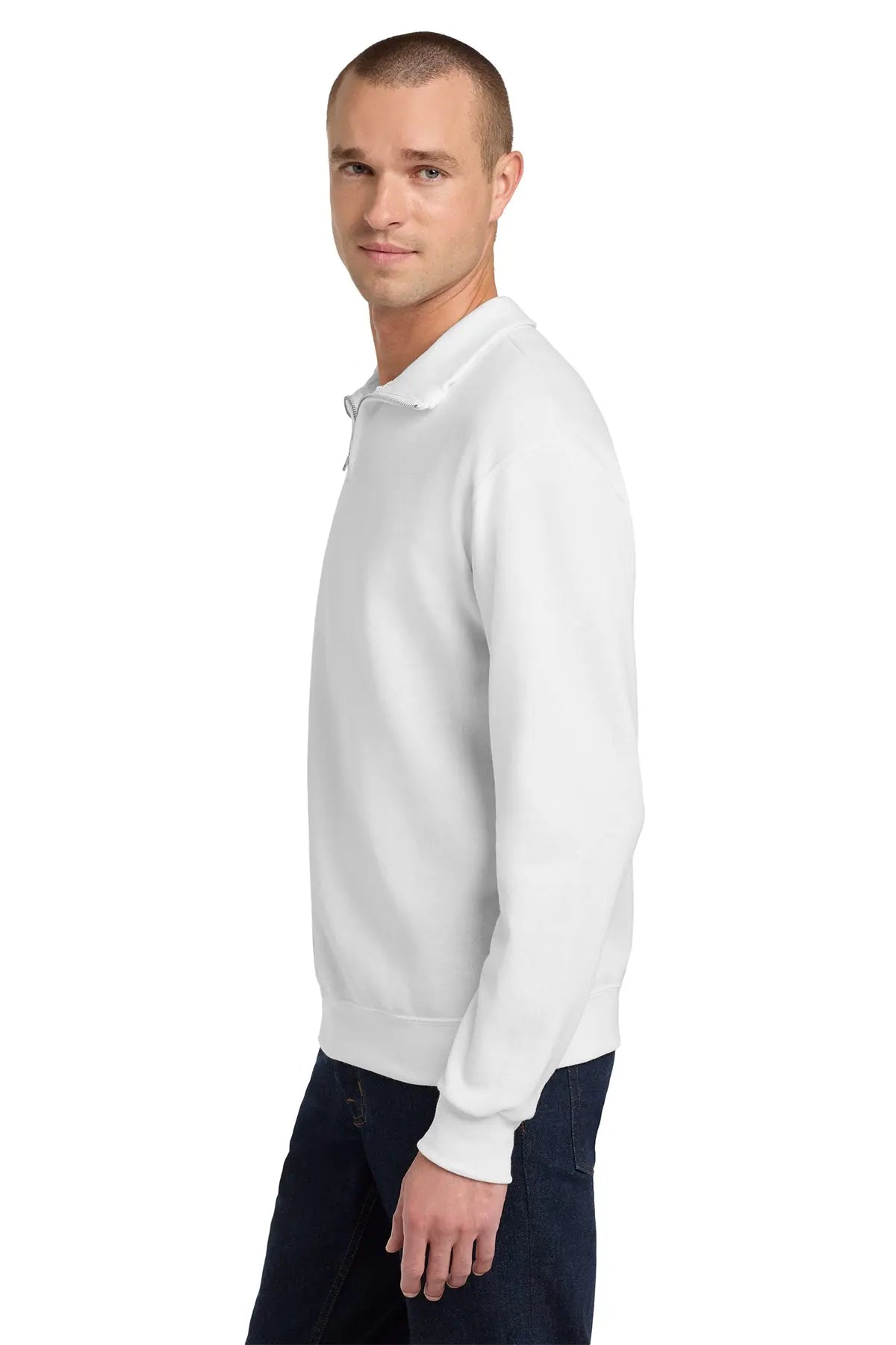 Jerzees® NuBlend® 1/4-Zip Cadet Collar Sweatshirt #995M Game Over Merch