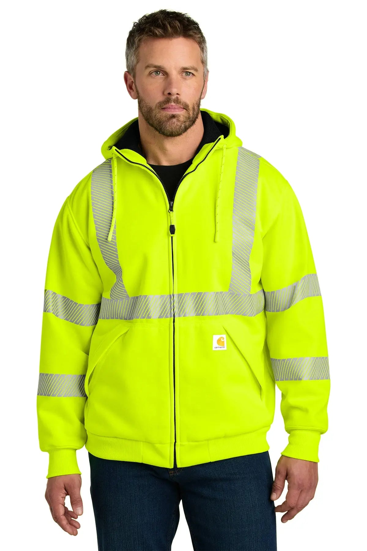 Carhartt® ANSI 107 Class 3 Lined Full-Zip Sweatshirt #CT104988