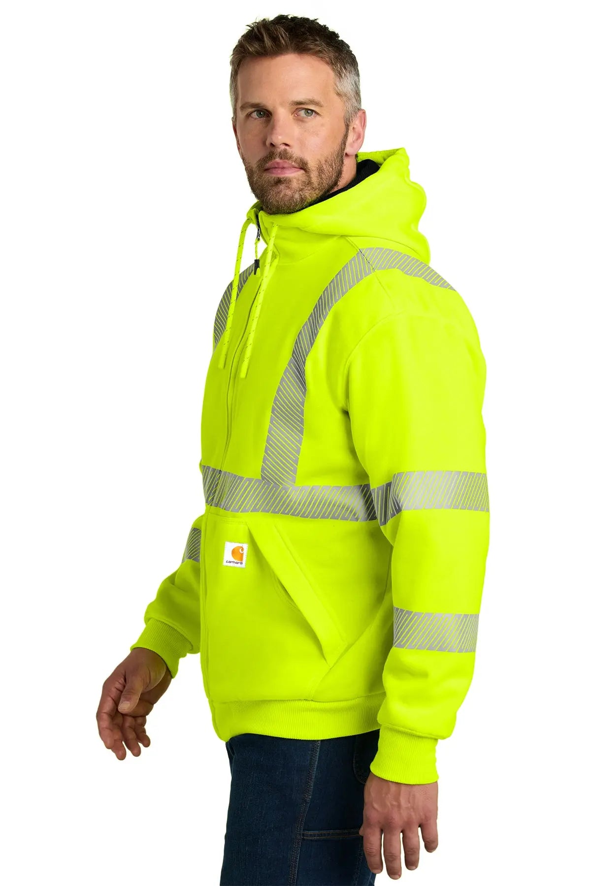 Carhartt® ANSI 107 Class 3 Lined Full-Zip Sweatshirt #CT104988