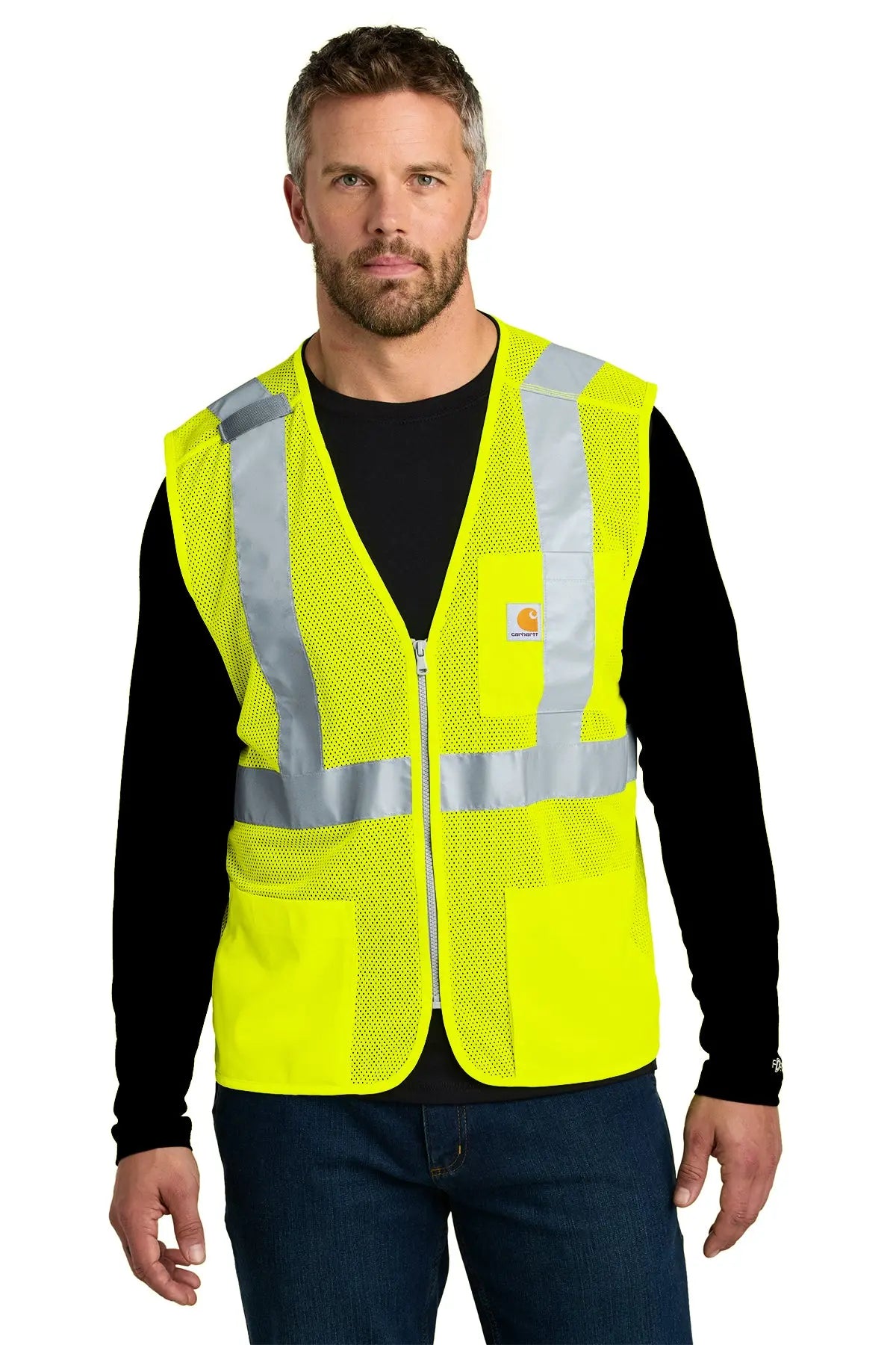 Carhartt® ANSI Class 2 Mesh Zip-Front Vest #CT106171