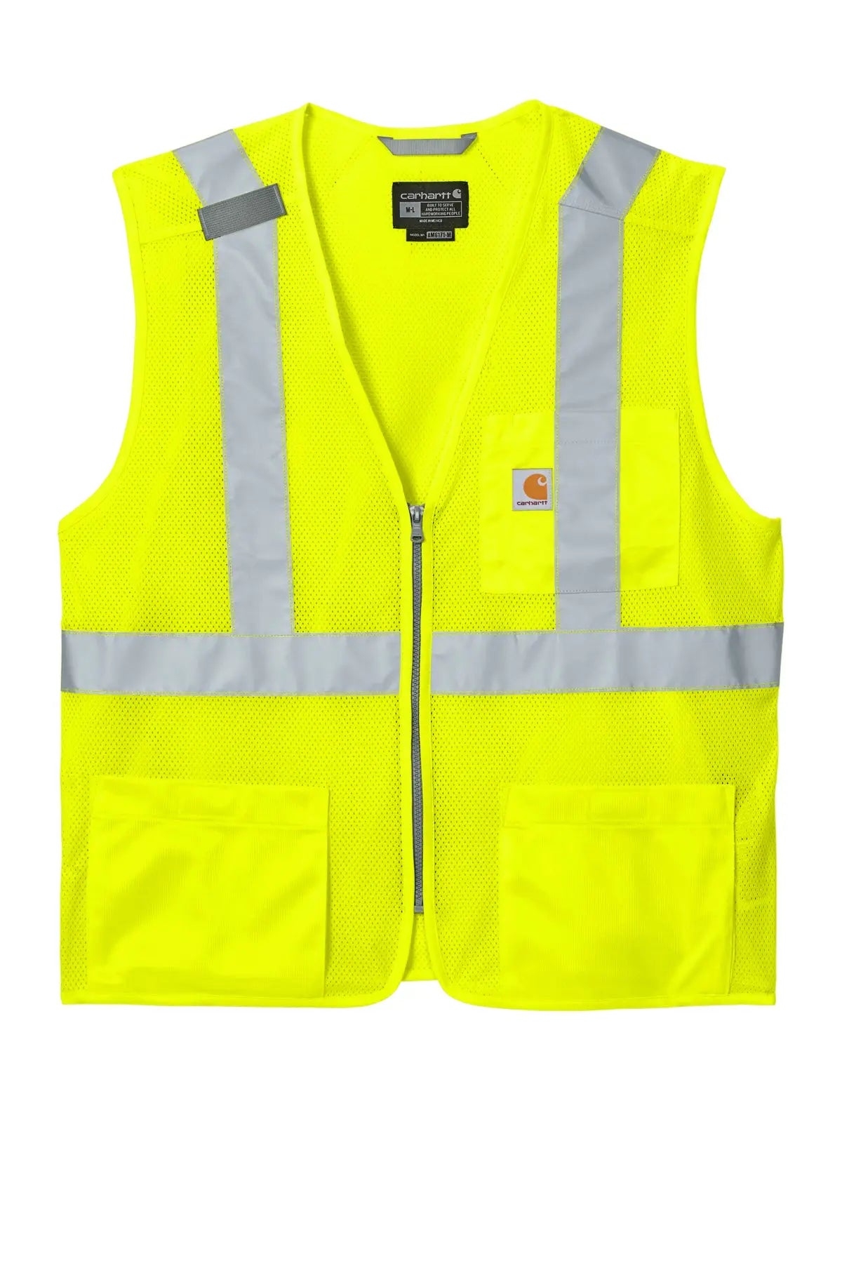 Carhartt® ANSI Class 2 Mesh Zip-Front Vest #CT106171