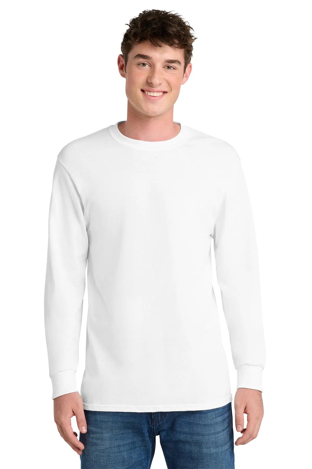 Port & Co™ Long Sleeve Core Blend Tee #PC55LS