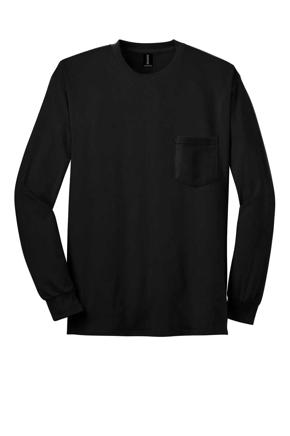Gildan® Ultra Cotton® 100% US Cotton Long Sleeve T-Shirt with Pocket #2410 Game Over Merch