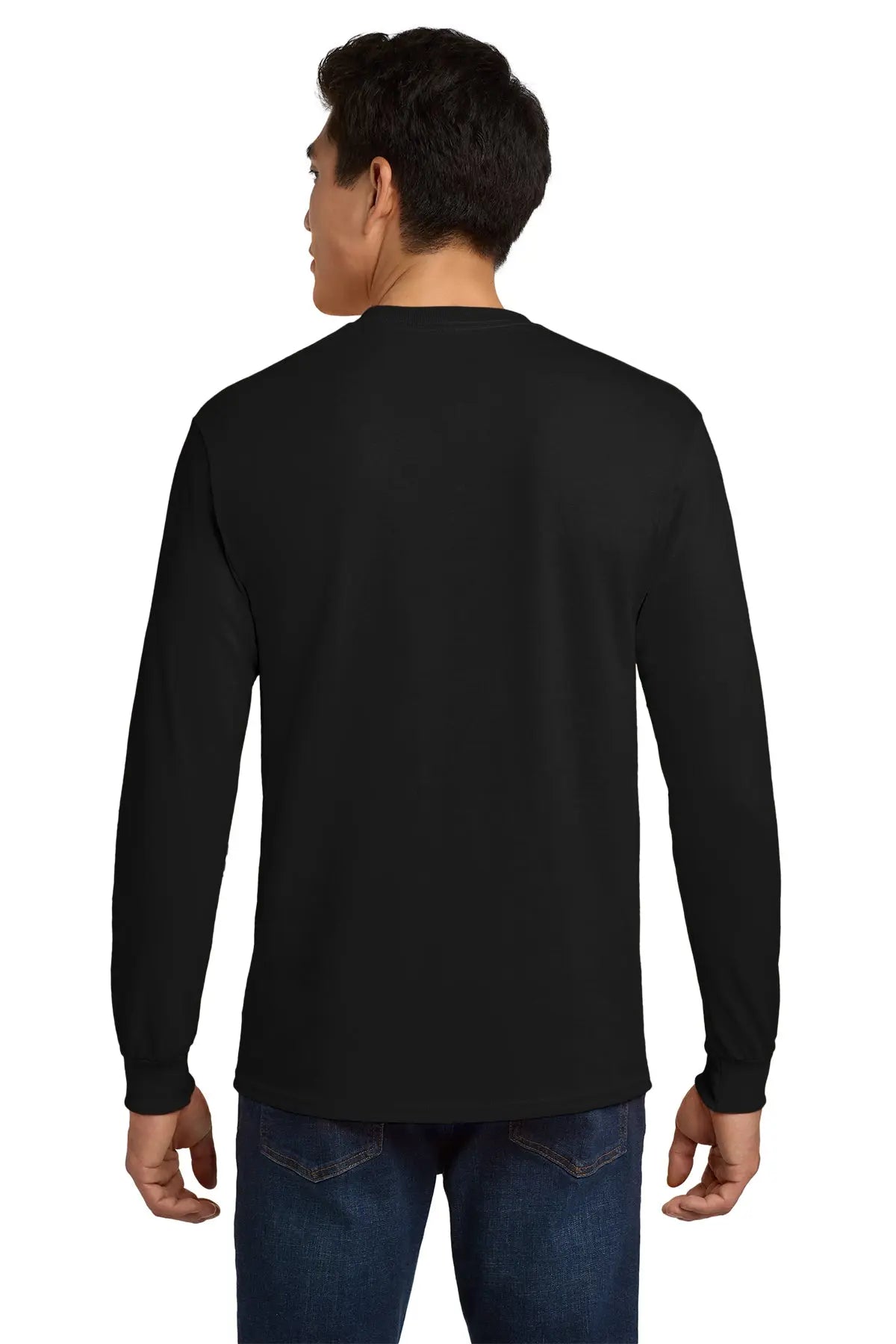 Gildan® Ultra Cotton® 100% US Cotton Long Sleeve T-Shirt with Pocket #2410 Game Over Merch