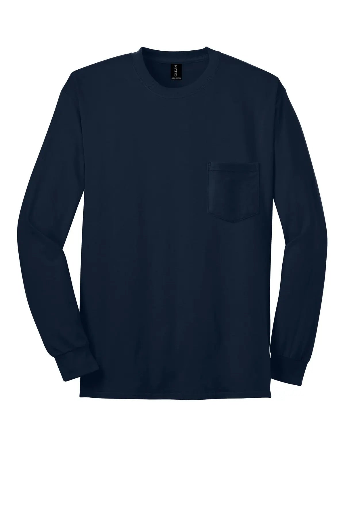 Gildan® Ultra Cotton® 100% US Cotton Long Sleeve T-Shirt with Pocket #2410 Game Over Merch