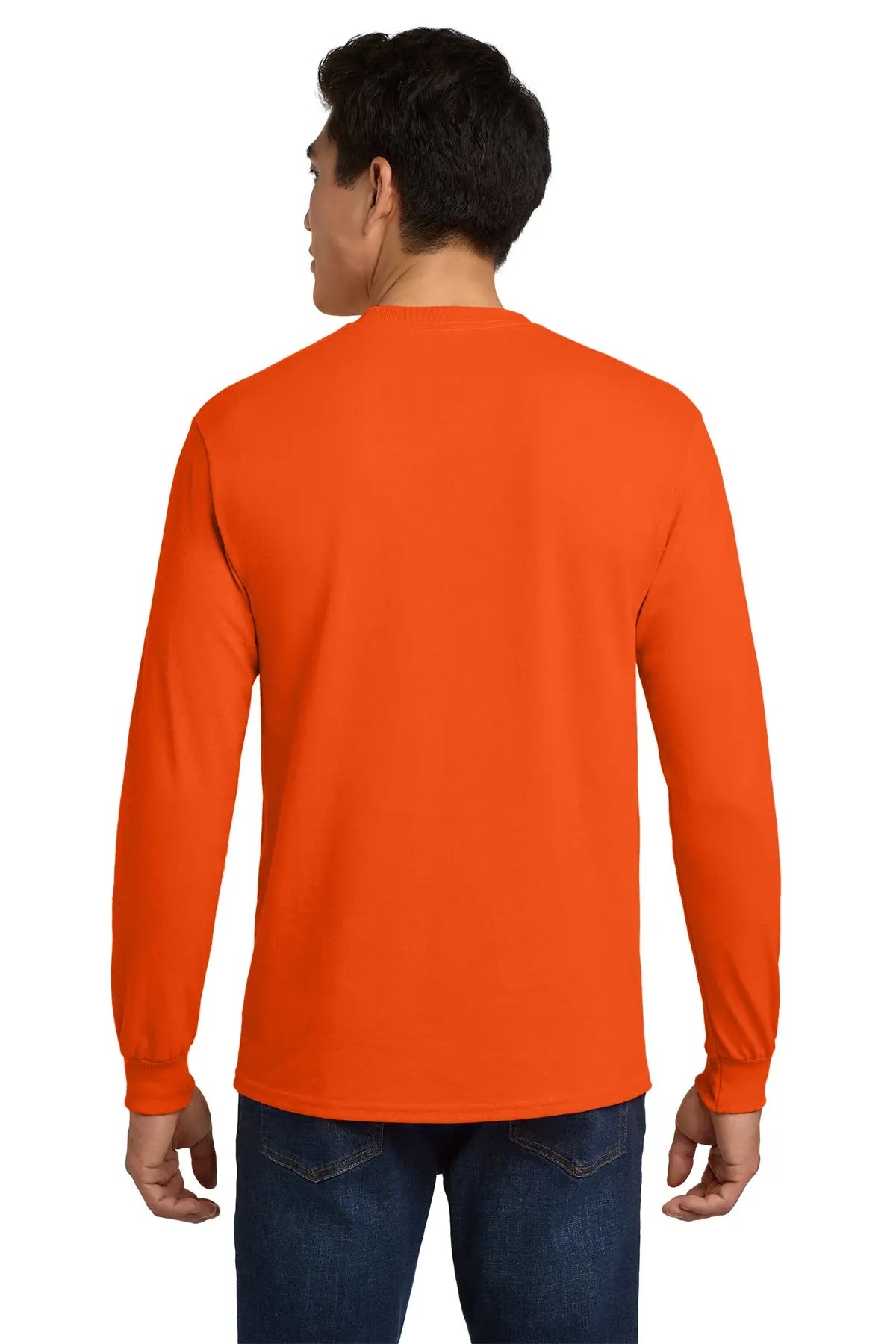 Gildan® Ultra Cotton® 100% US Cotton Long Sleeve T-Shirt with Pocket #2410 Game Over Merch