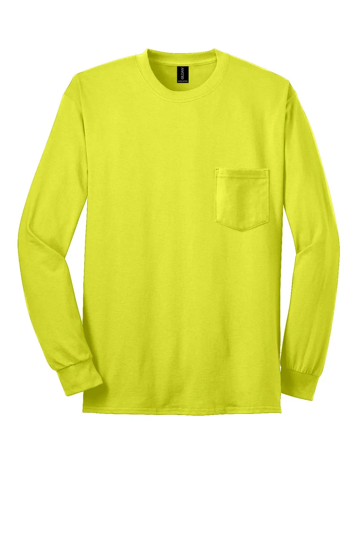 Gildan® Ultra Cotton® 100% US Cotton Long Sleeve T-Shirt with Pocket #2410 Game Over Merch