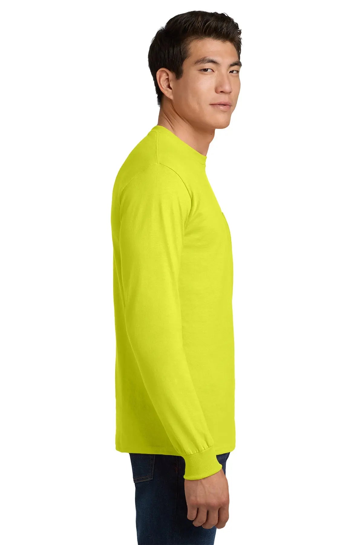 Gildan® Ultra Cotton® 100% US Cotton Long Sleeve T-Shirt with Pocket #2410 Game Over Merch