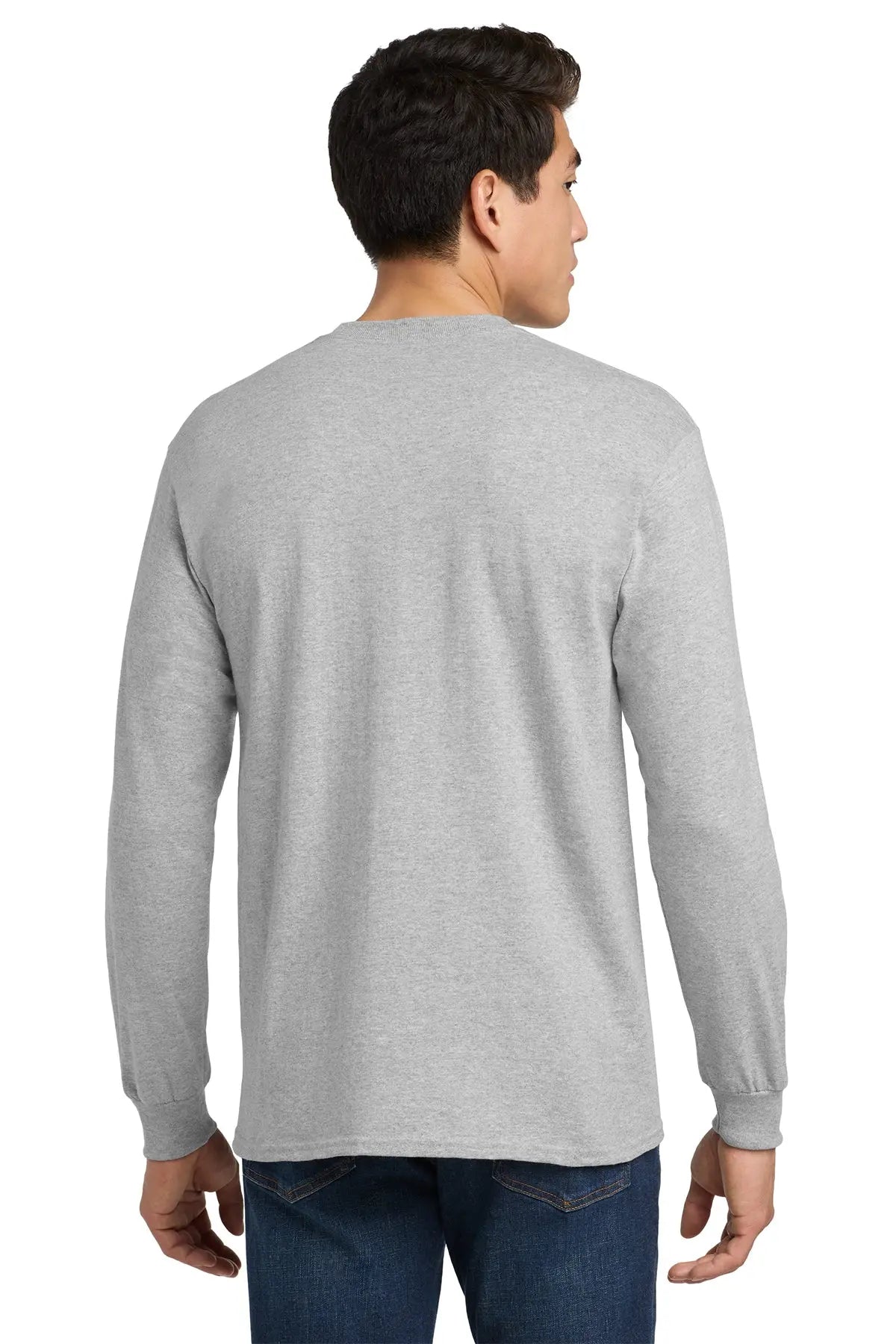 Gildan® Ultra Cotton® 100% US Cotton Long Sleeve T-Shirt with Pocket #2410 Game Over Merch