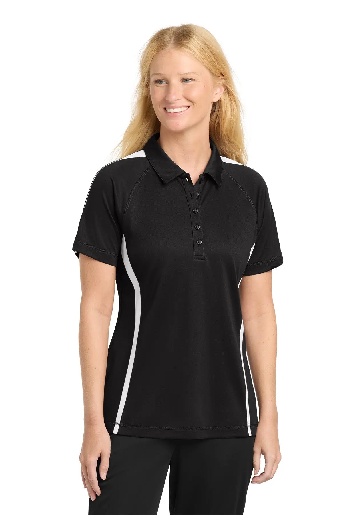 Sport-Tek® Women's PosiCharge® Micro-Mesh Colorblock Polo #LST685Game Over Merch