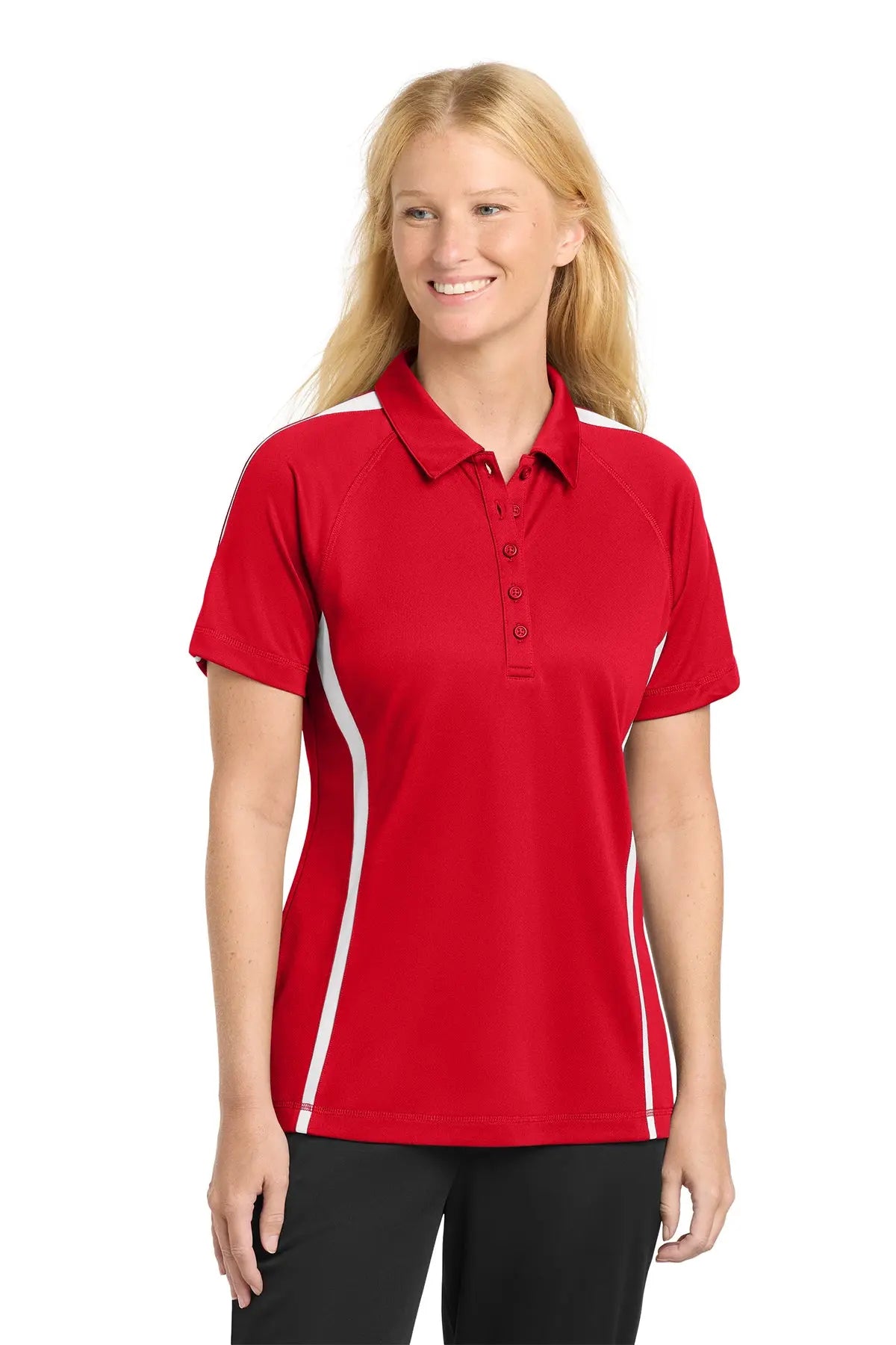 Sport-Tek® Women's PosiCharge® Micro-Mesh Colorblock Polo #LST685Game Over Merch