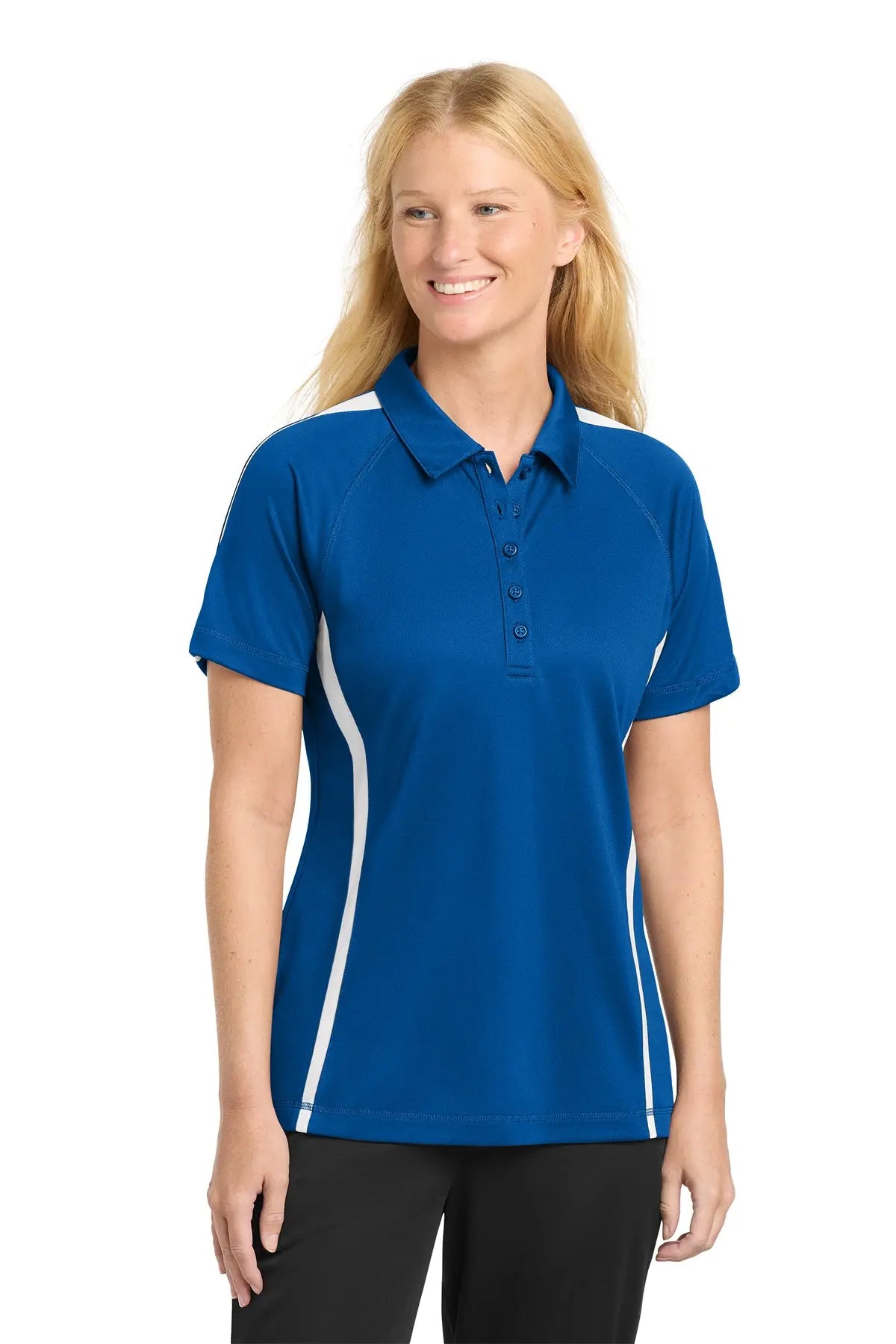 Sport-Tek® Women's PosiCharge® Micro-Mesh Colorblock Polo #LST685Game Over Merch