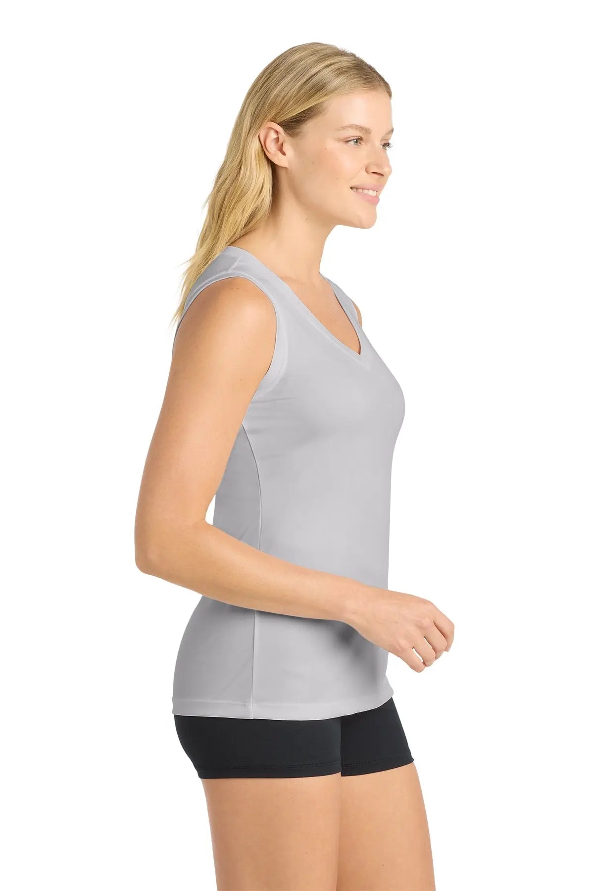 Sport-Tek® Women's Sleeveless PosiCharge® Competitor™ V-Neck Tee #LST352 Game Over Merch