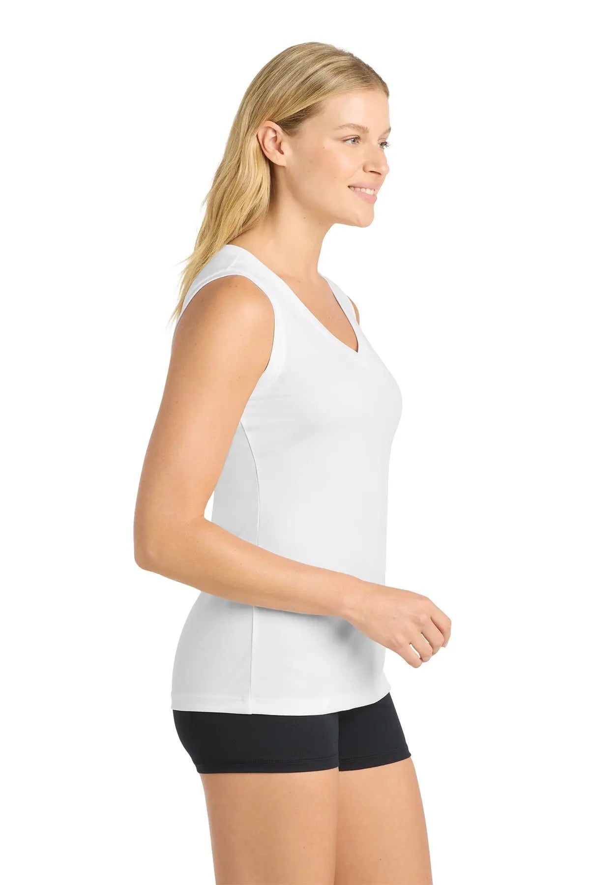 Sport-Tek® Women's Sleeveless PosiCharge® Competitor™ V-Neck Tee #LST352 Game Over Merch