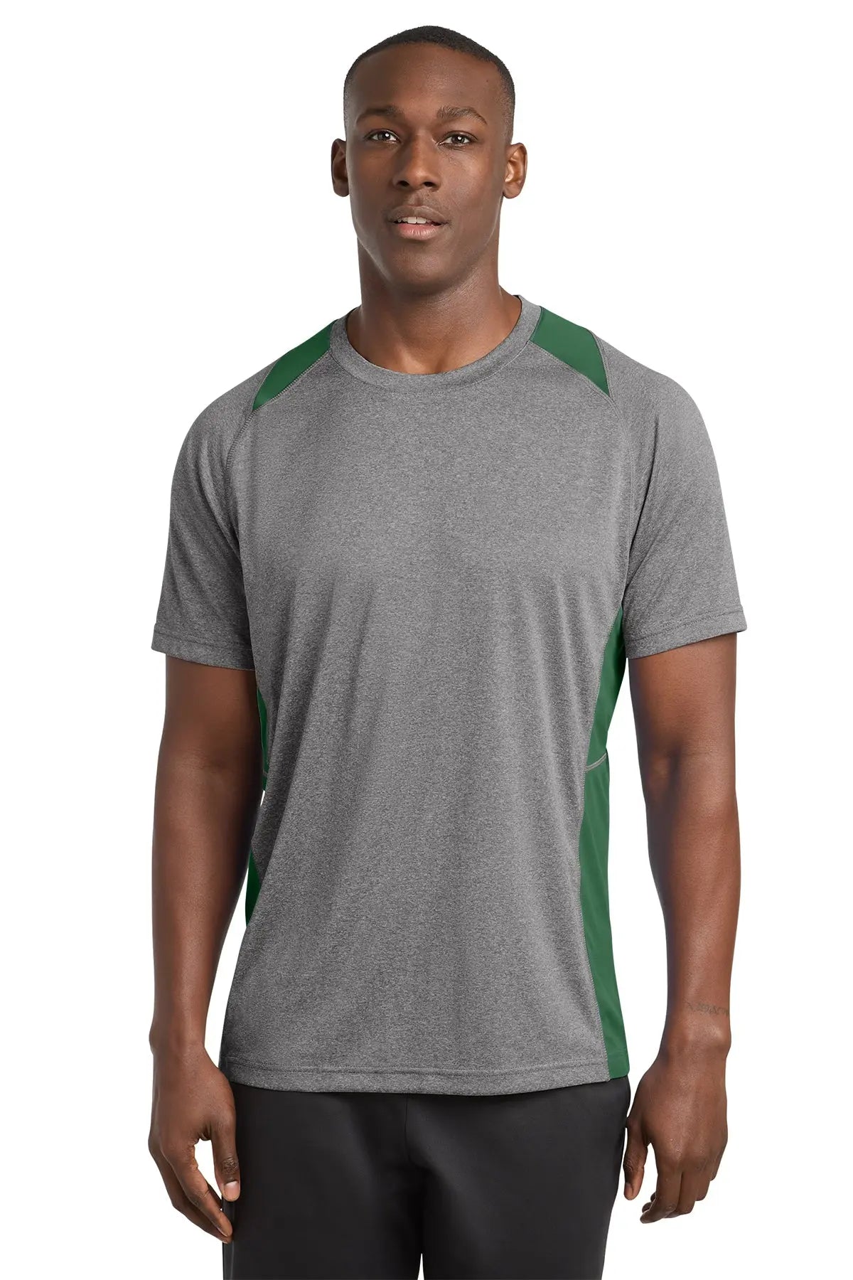 Sport-Tek® Heather Colorblock Contender™ Tee #ST361