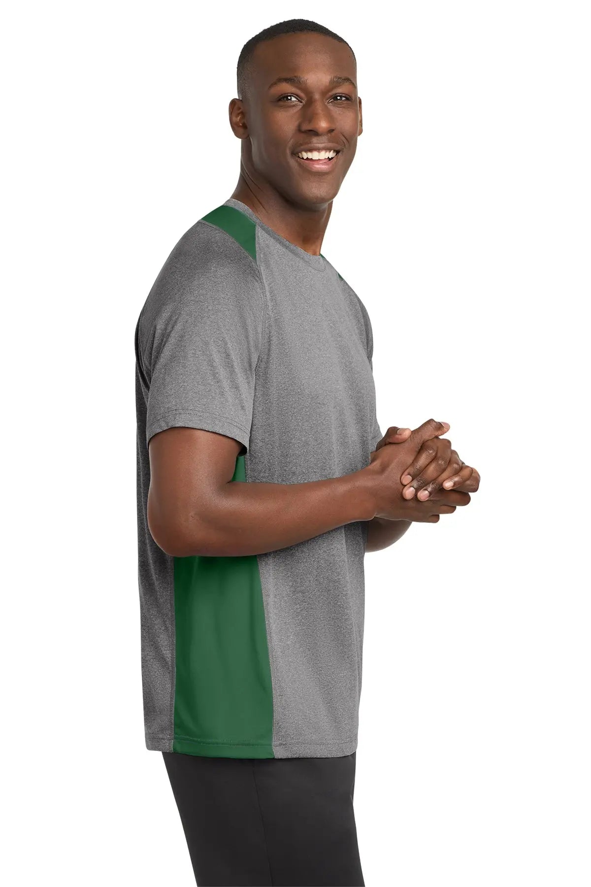 Sport-Tek® Heather Colorblock Contender™ Tee #ST361