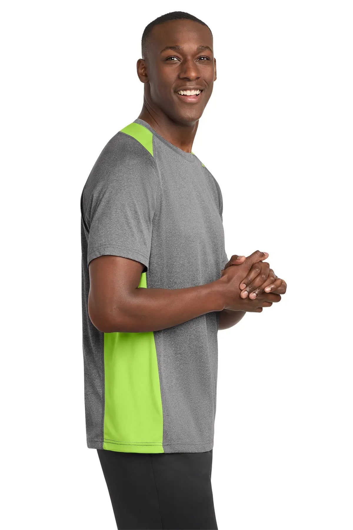 Sport-Tek® Heather Colorblock Contender™ Tee #ST361