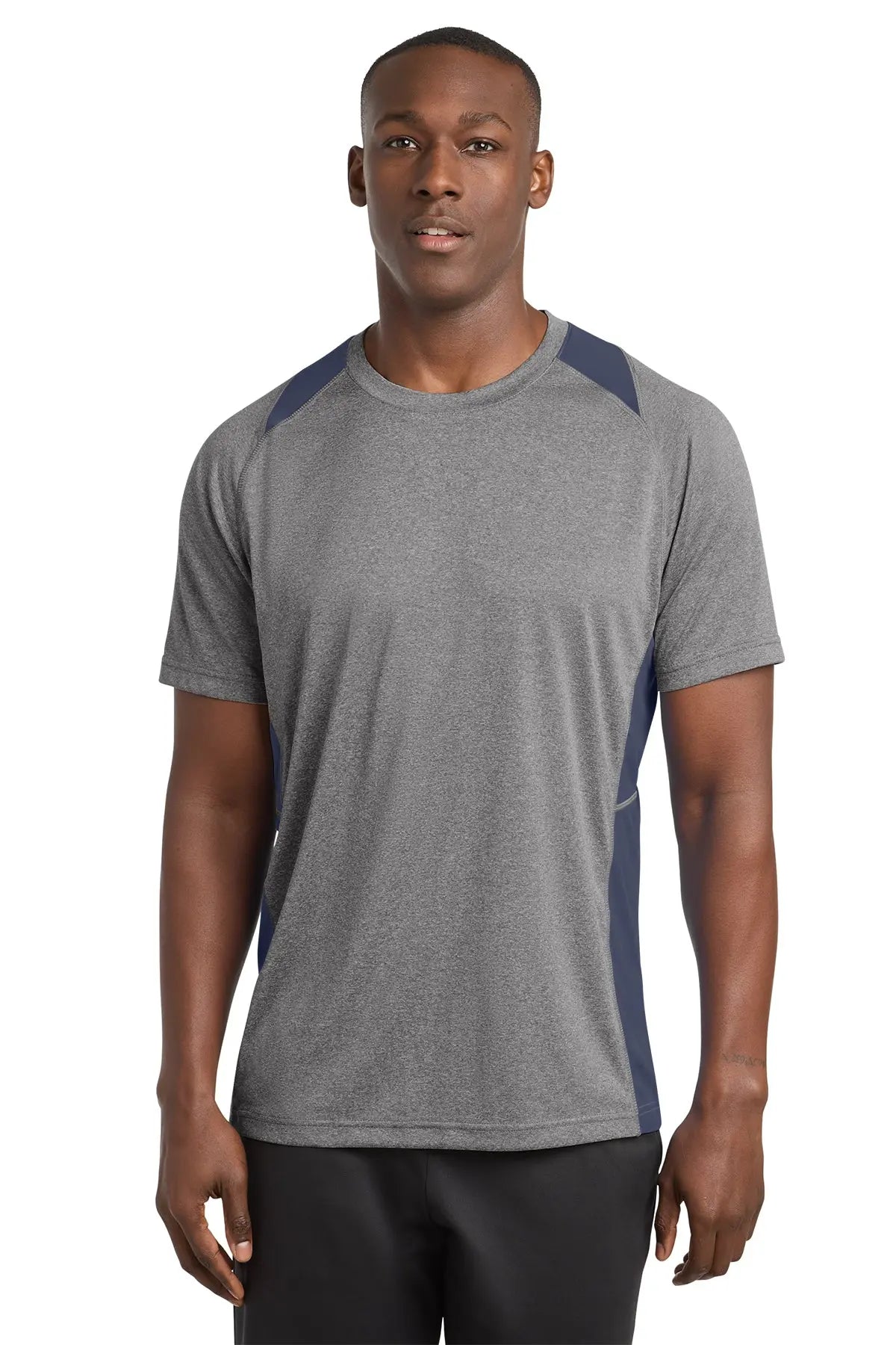 Sport-Tek® Heather Colorblock Contender™ Tee #ST361