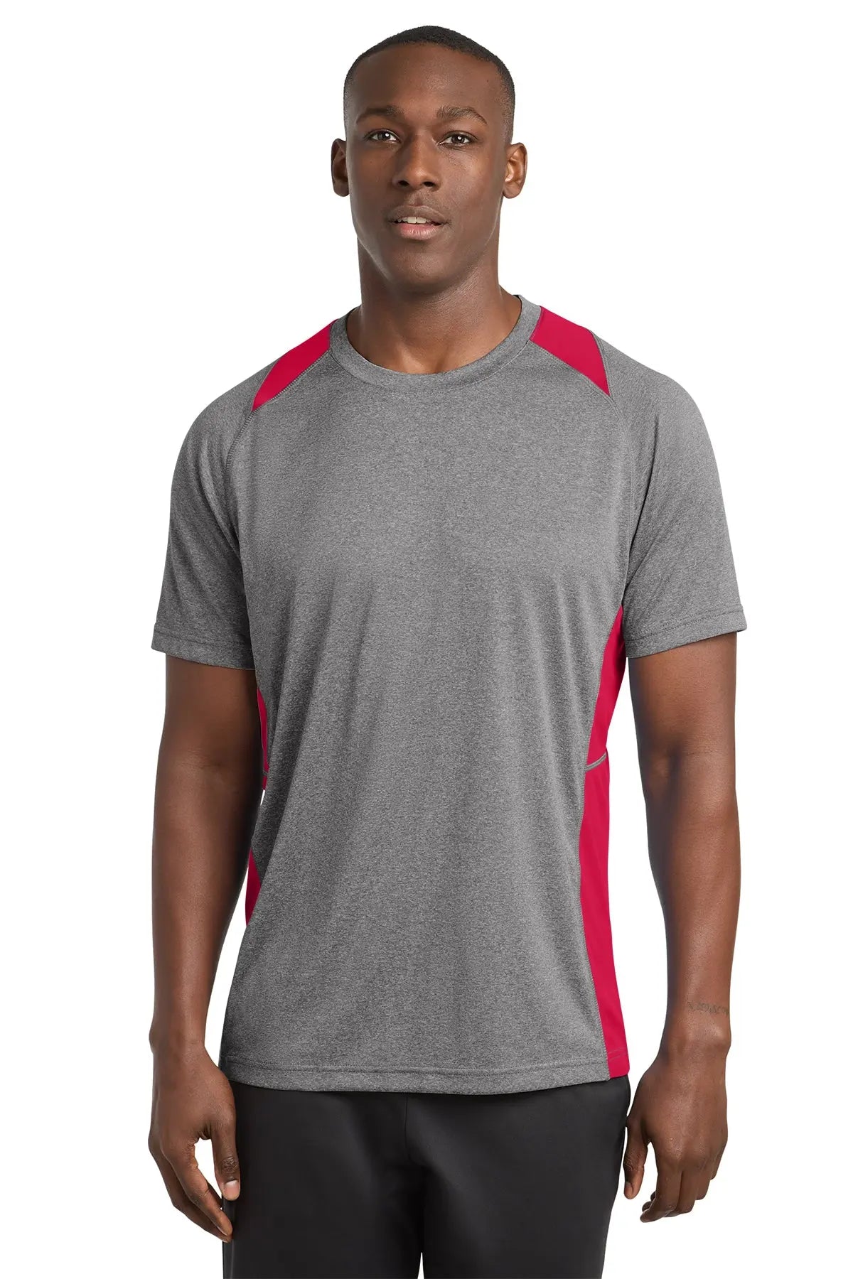 Sport-Tek® Heather Colorblock Contender™ Tee #ST361