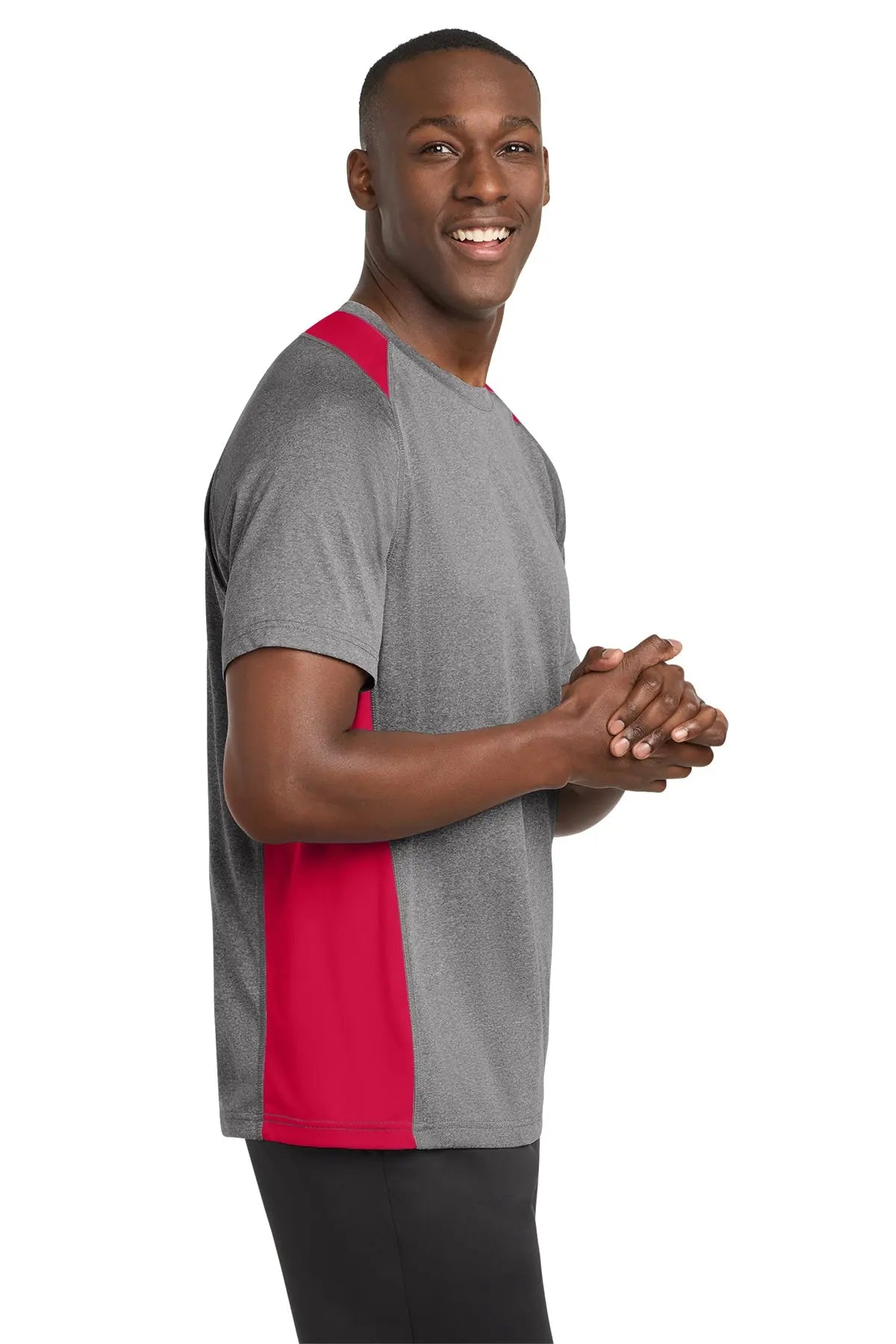 Sport-Tek® Heather Colorblock Contender™ Tee #ST361