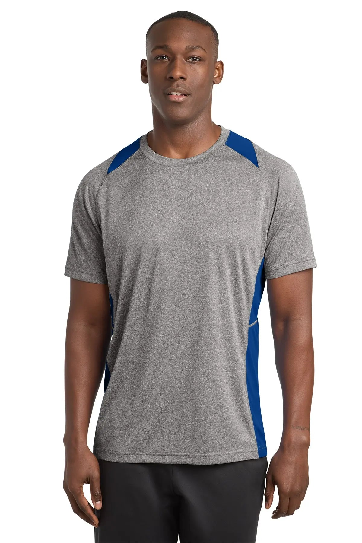 Sport-Tek® Heather Colorblock Contender™ Tee #ST361
