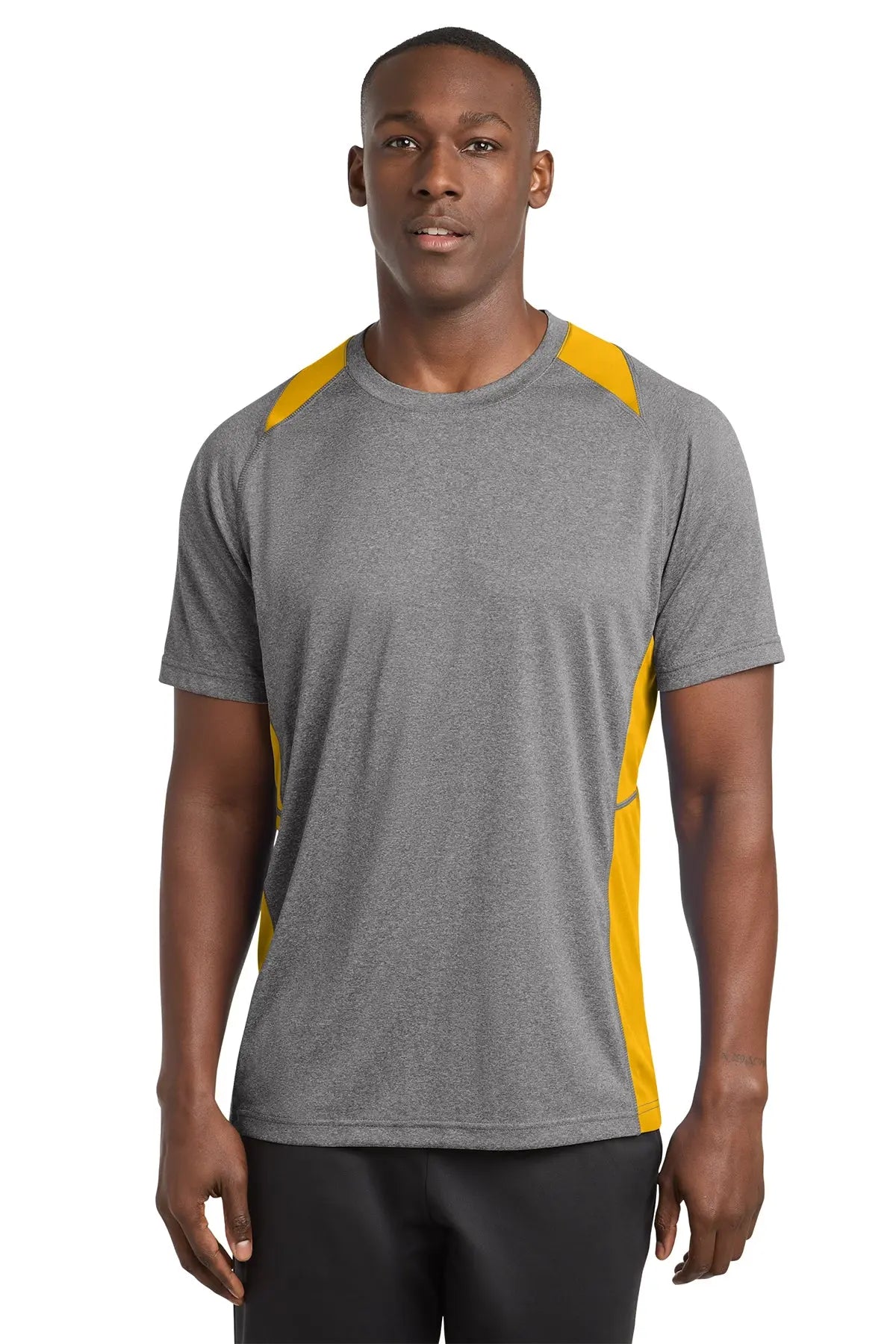 Sport-Tek® Heather Colorblock Contender™ Tee #ST361