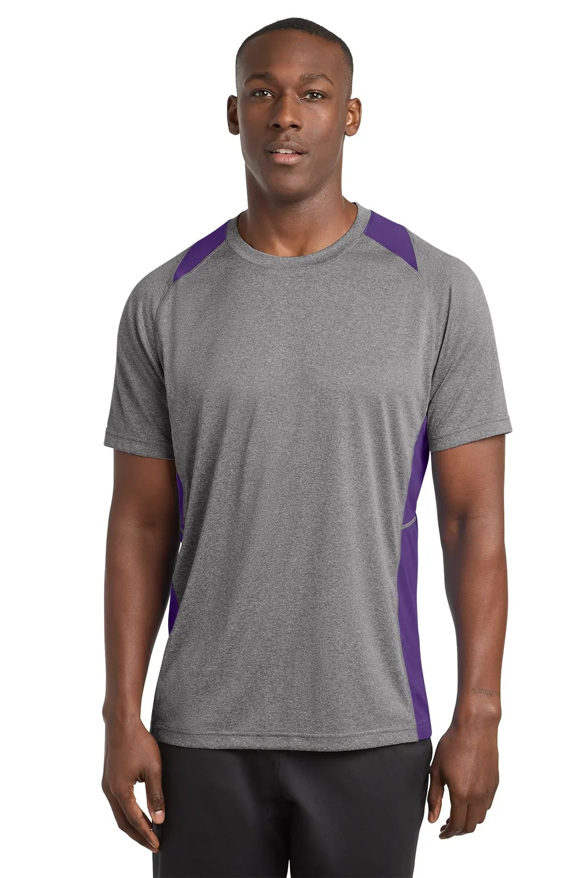 Sport-Tek® Heather Colorblock Contender™ Tee #ST361