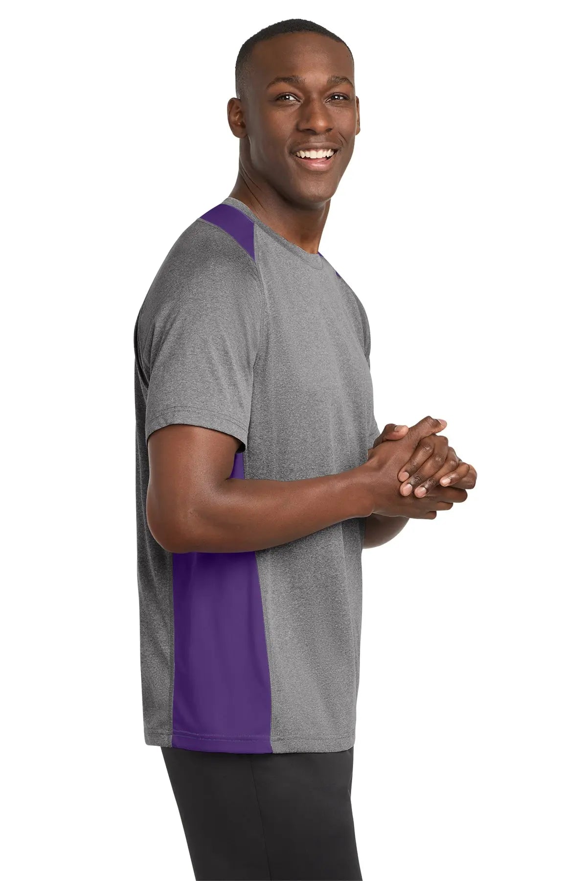 Sport-Tek® Heather Colorblock Contender™ Tee #ST361