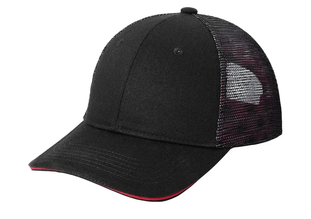 Port Authority® Double Mesh Snapback Sandwich Bill Cap #C818 Game Over Merch