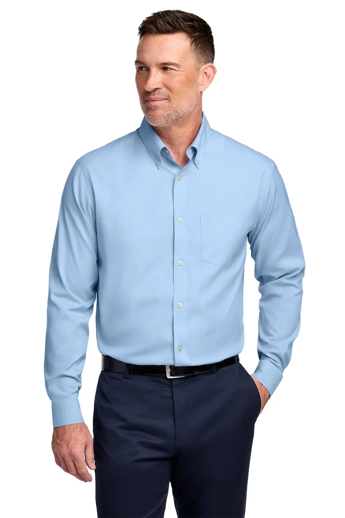 Brooks Brothers® Tall Wrinkle-Free Stretch Pinpoint Shirt #TBB18000