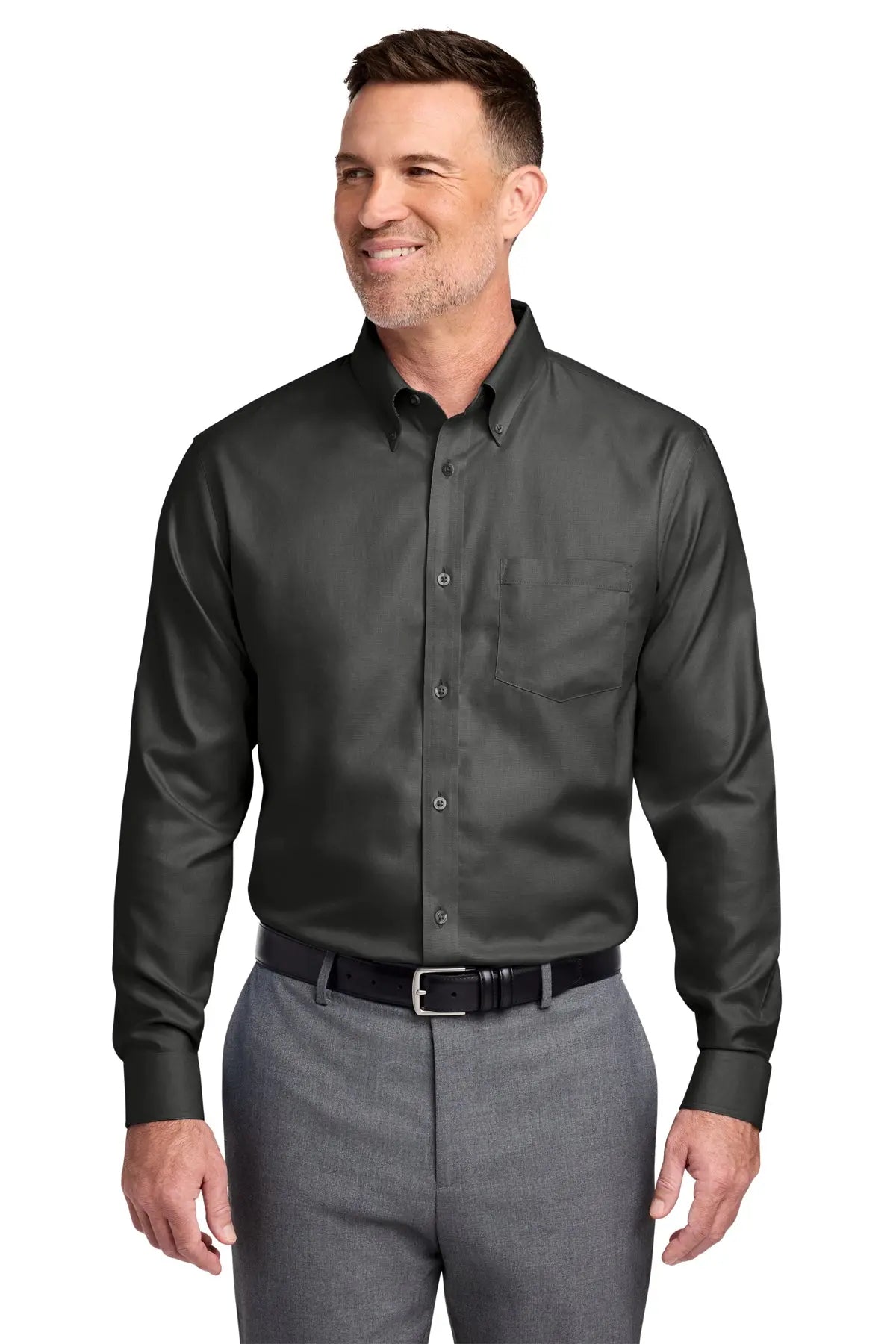 Brooks Brothers® Tall Wrinkle-Free Stretch Nailhead Shirt #TBB18002
