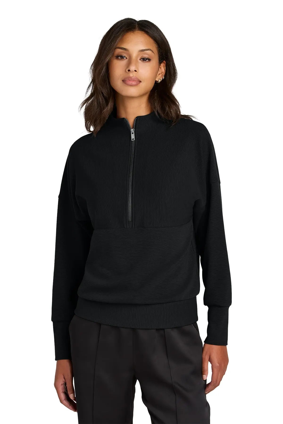 Mercer+Mettle® Women’s Linear Texture 1/4-Zip #MM3041 Game Over Merch