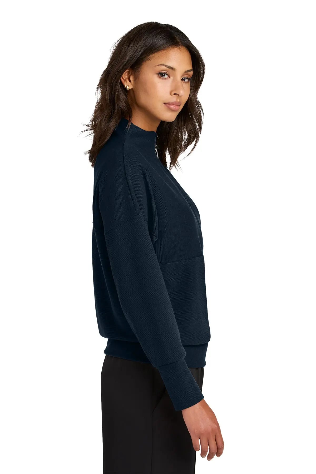 Mercer+Mettle® Women’s Linear Texture 1/4-Zip #MM3041 Game Over Merch