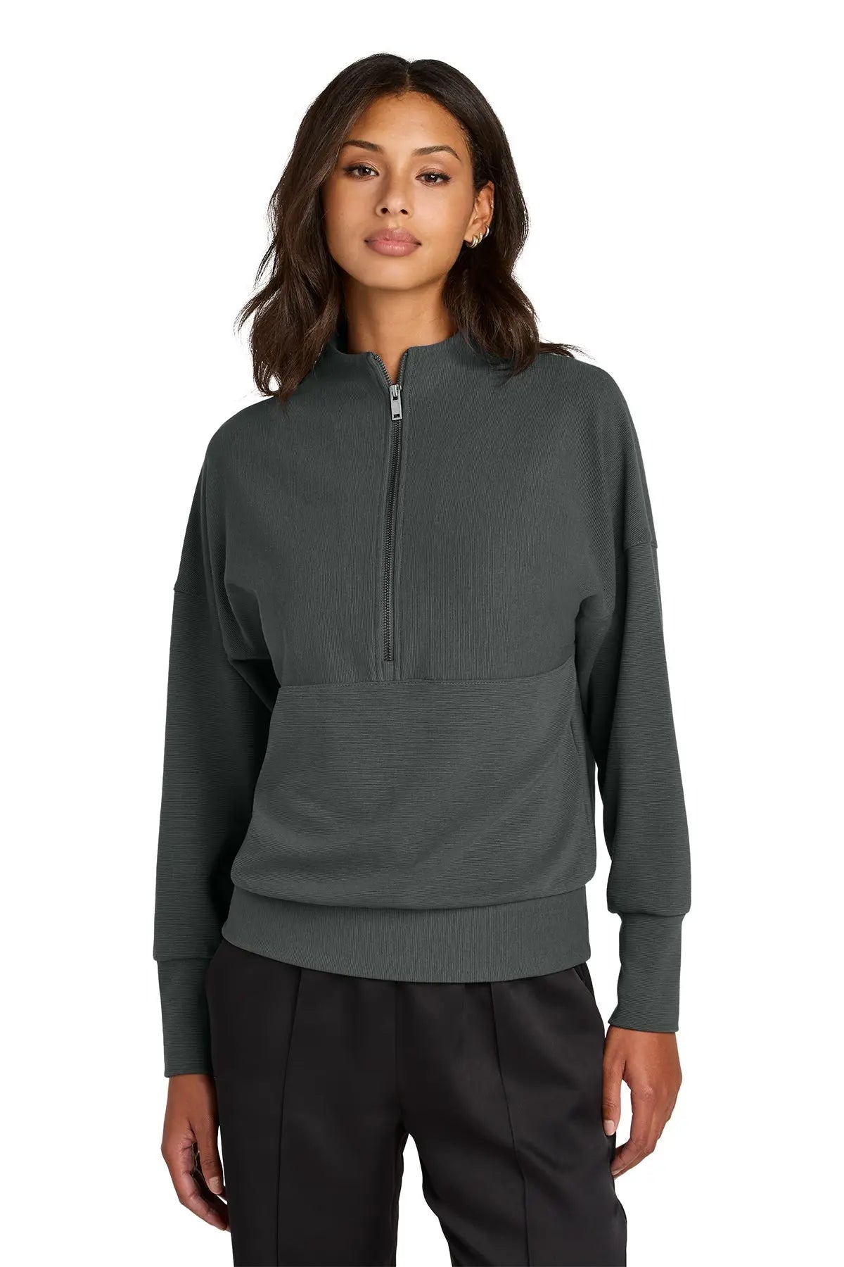 Mercer+Mettle® Women’s Linear Texture 1/4-Zip #MM3041 Game Over Merch