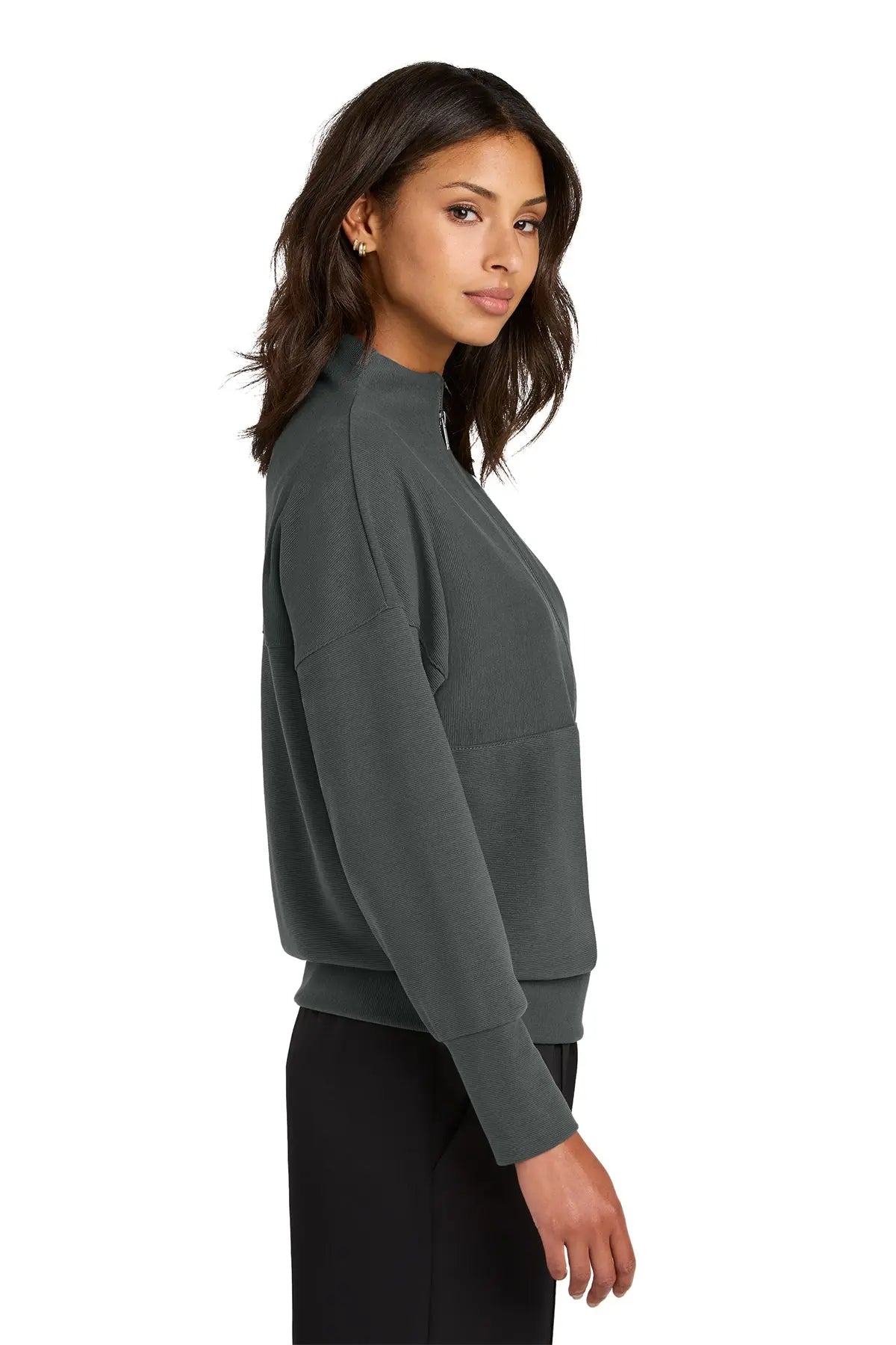Mercer+Mettle® Women’s Linear Texture 1/4-Zip #MM3041 Game Over Merch