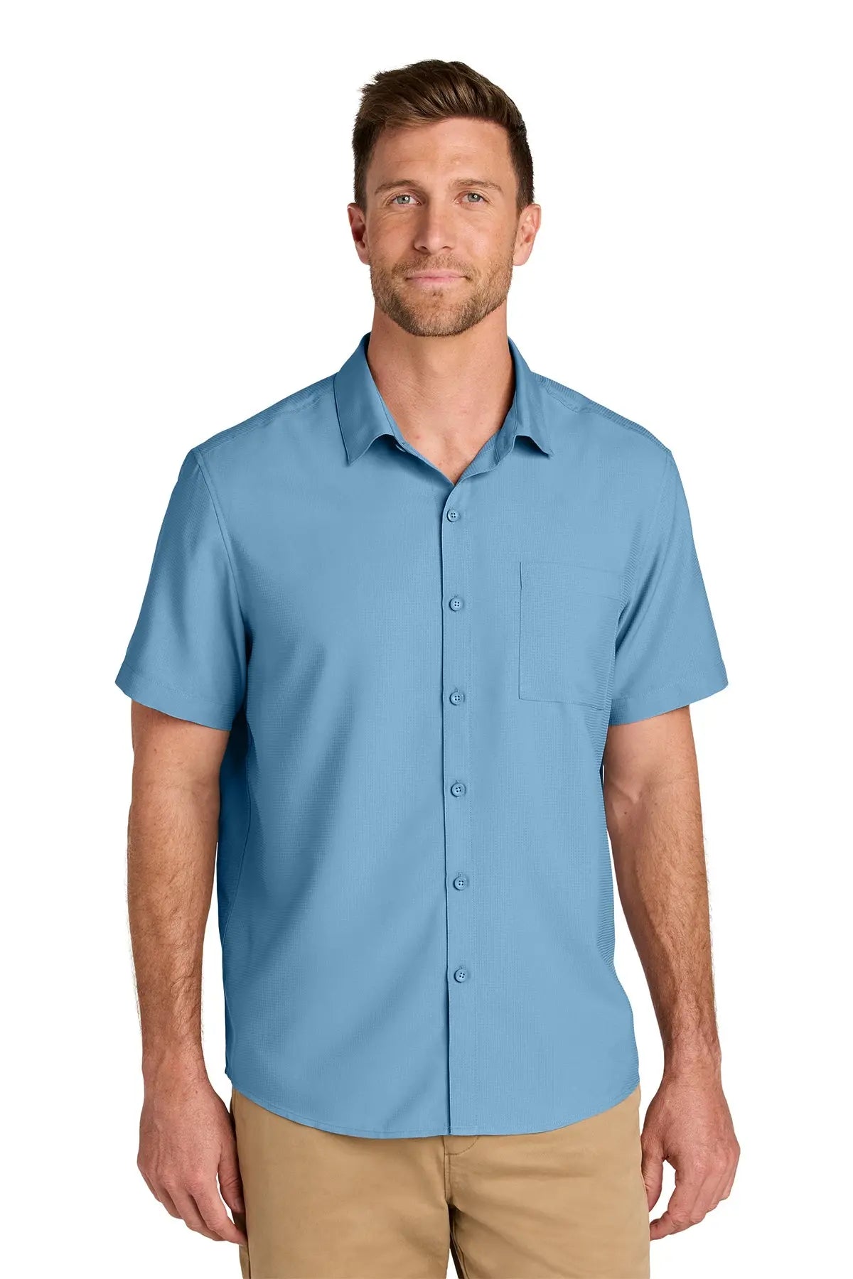 Port Authority® Short Sleeve UV Dockside Shirt #W963