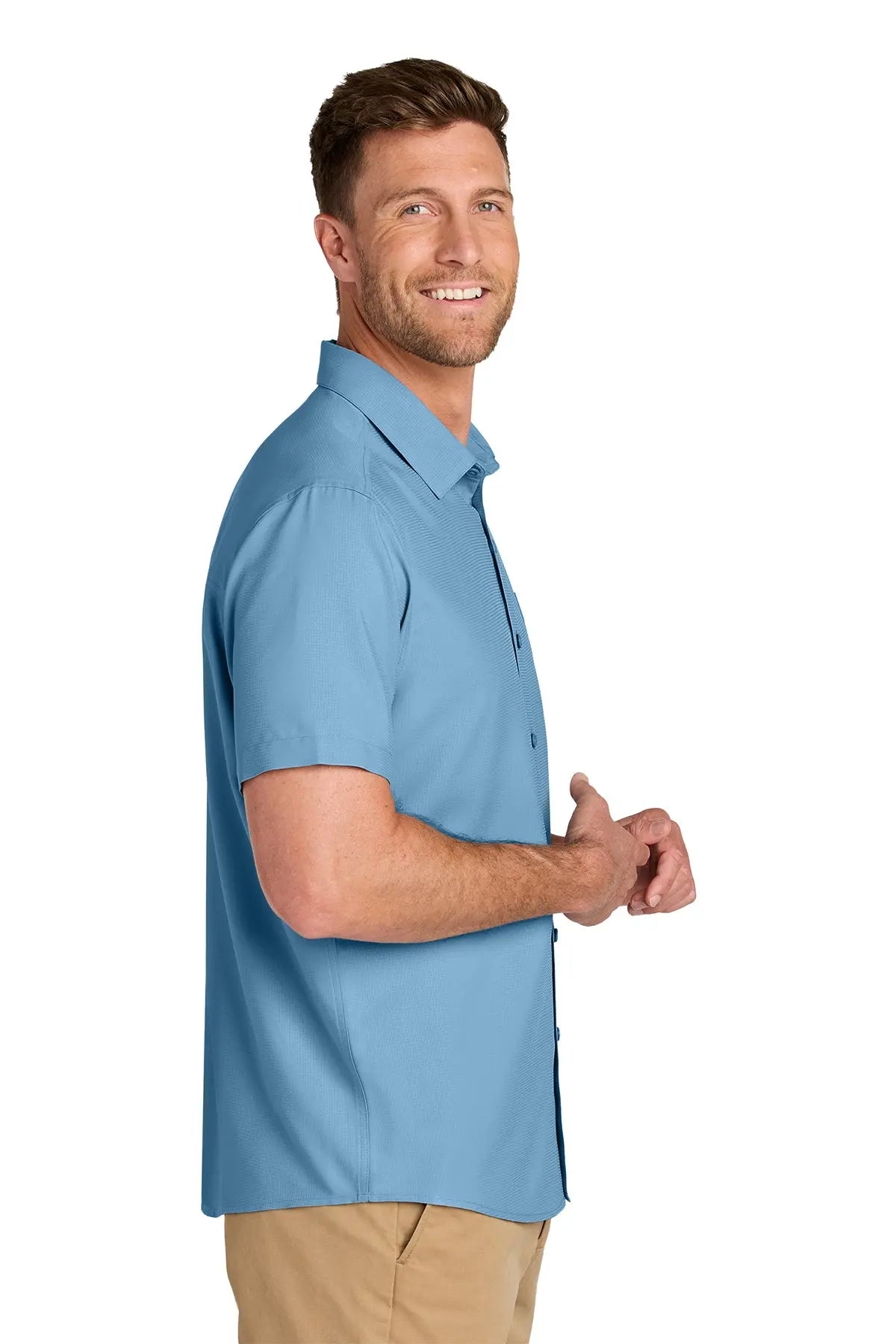 Port Authority® Short Sleeve UV Dockside Shirt #W963