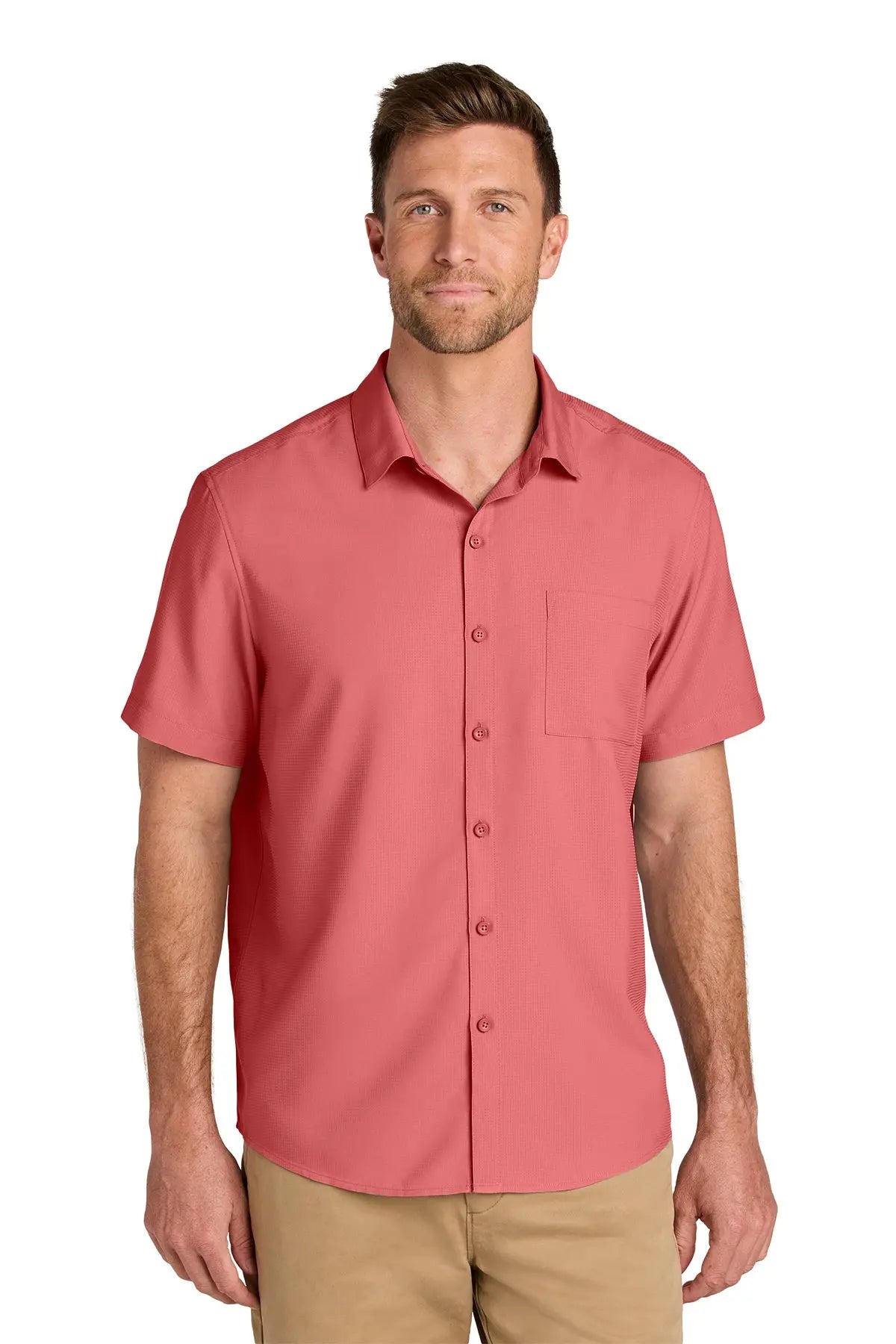 Port Authority® Short Sleeve UV Dockside Shirt #W963