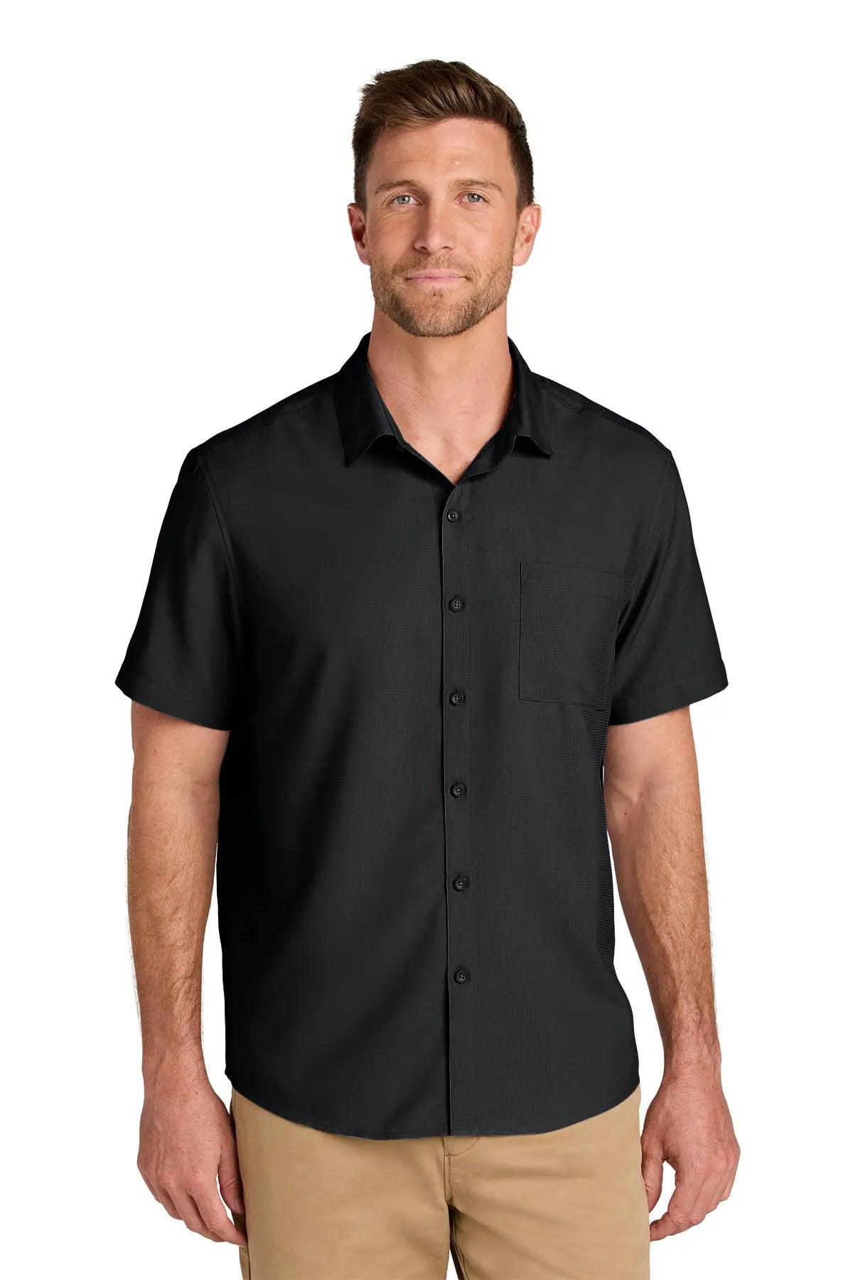 Port Authority® Short Sleeve UV Dockside Shirt #W963