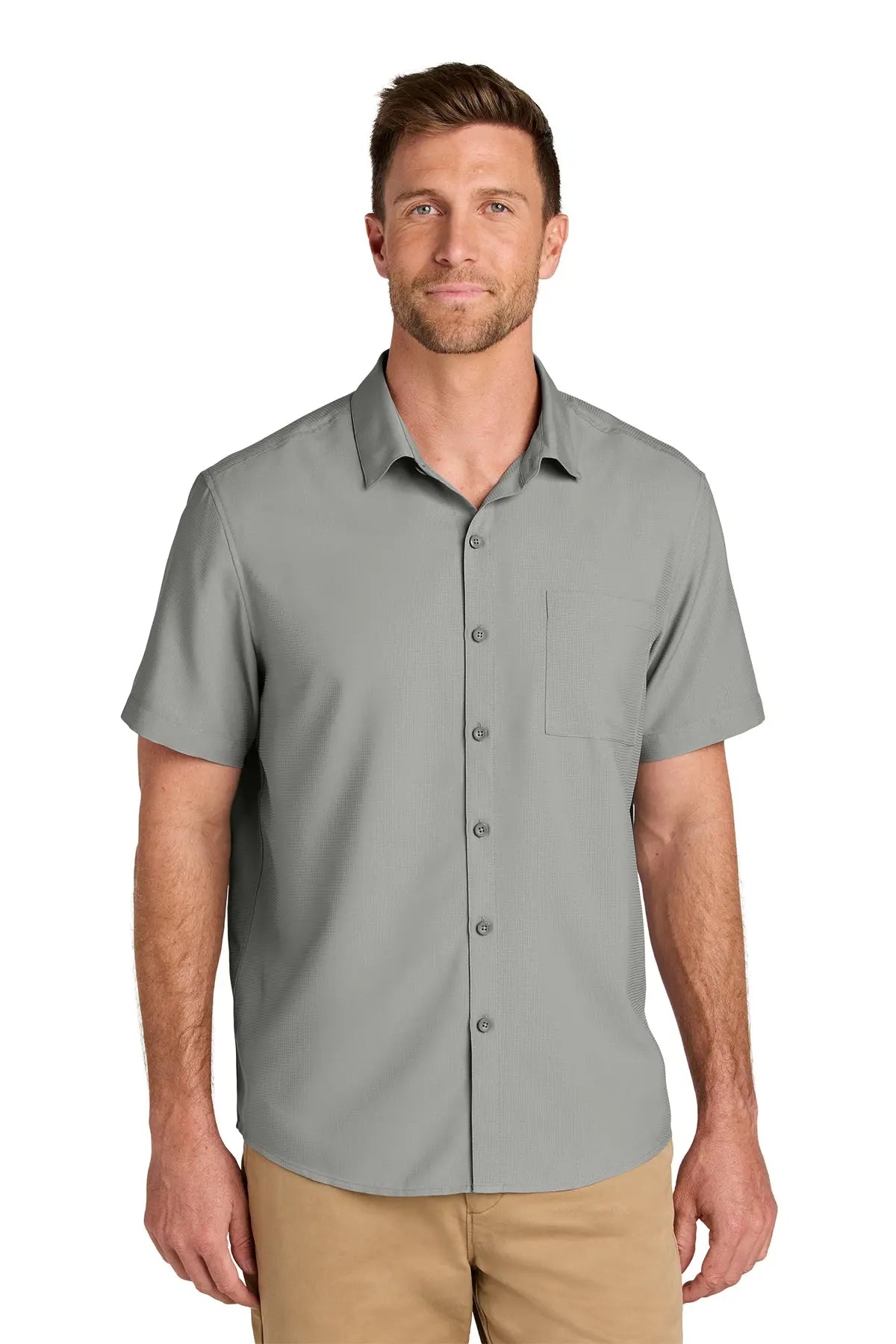 Port Authority® Short Sleeve UV Dockside Shirt #W963