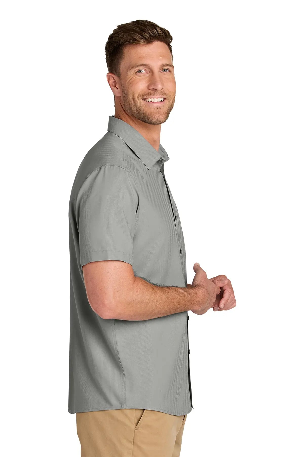 Port Authority® Short Sleeve UV Dockside Shirt #W963