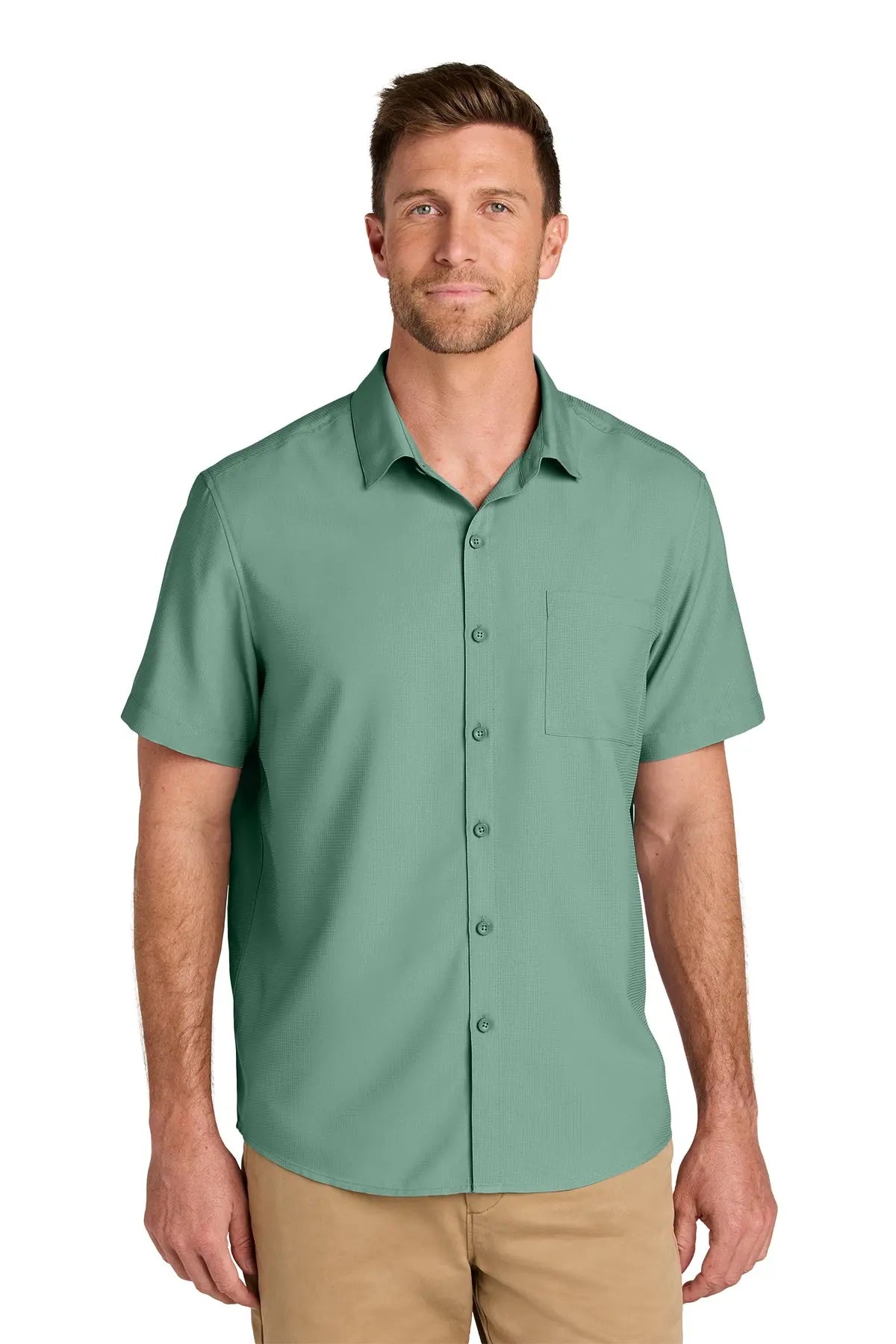 Port Authority® Short Sleeve UV Dockside Shirt #W963