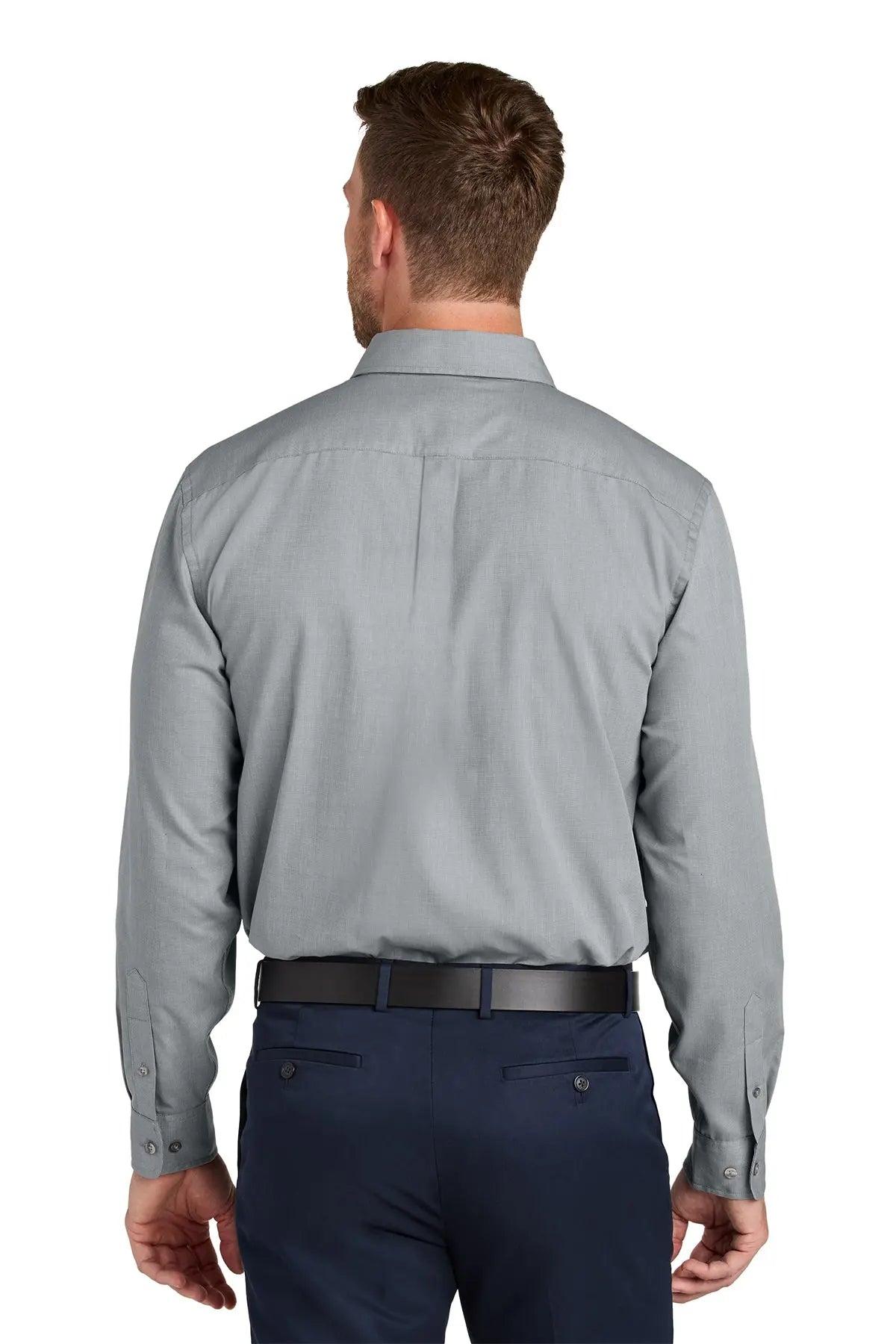 Port Authority® Long Sleeve Nailhead Easy Care Shirt #W816