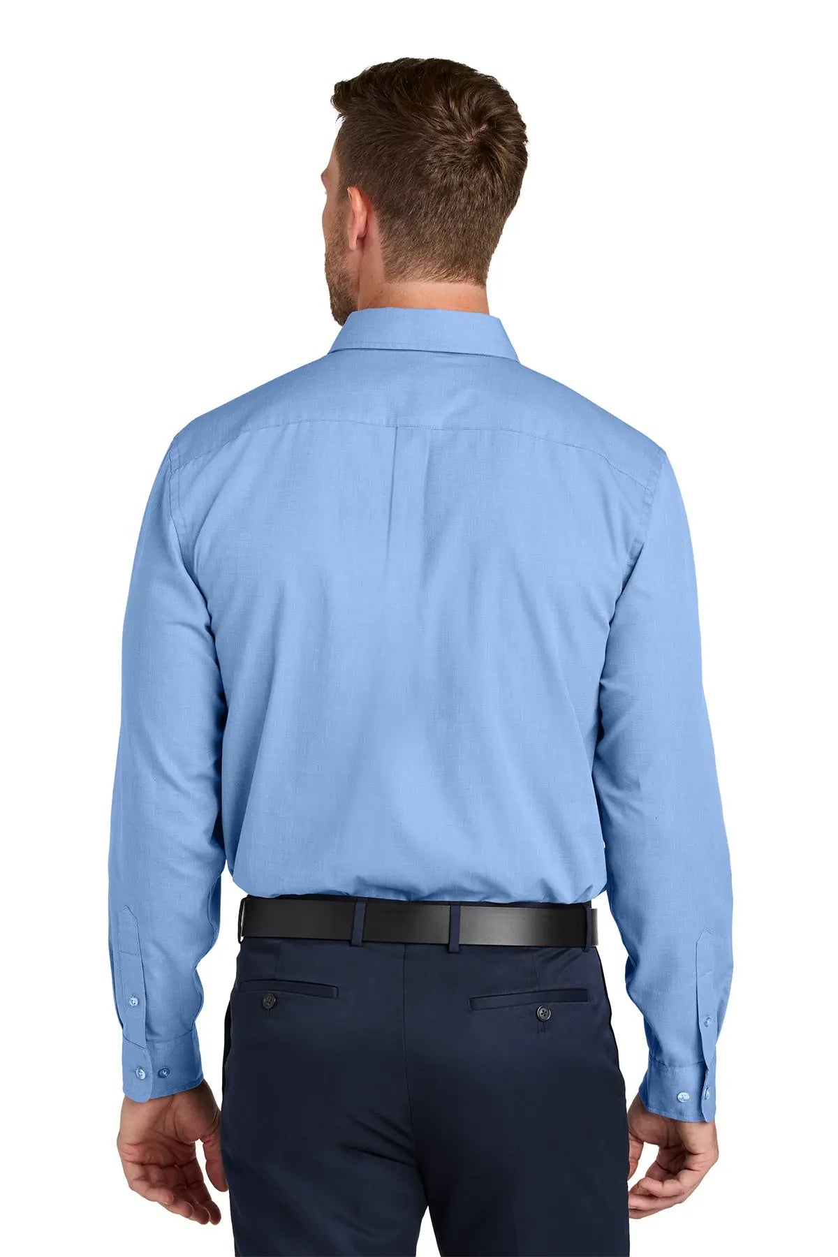 Port Authority® Long Sleeve Nailhead Easy Care Shirt #W816