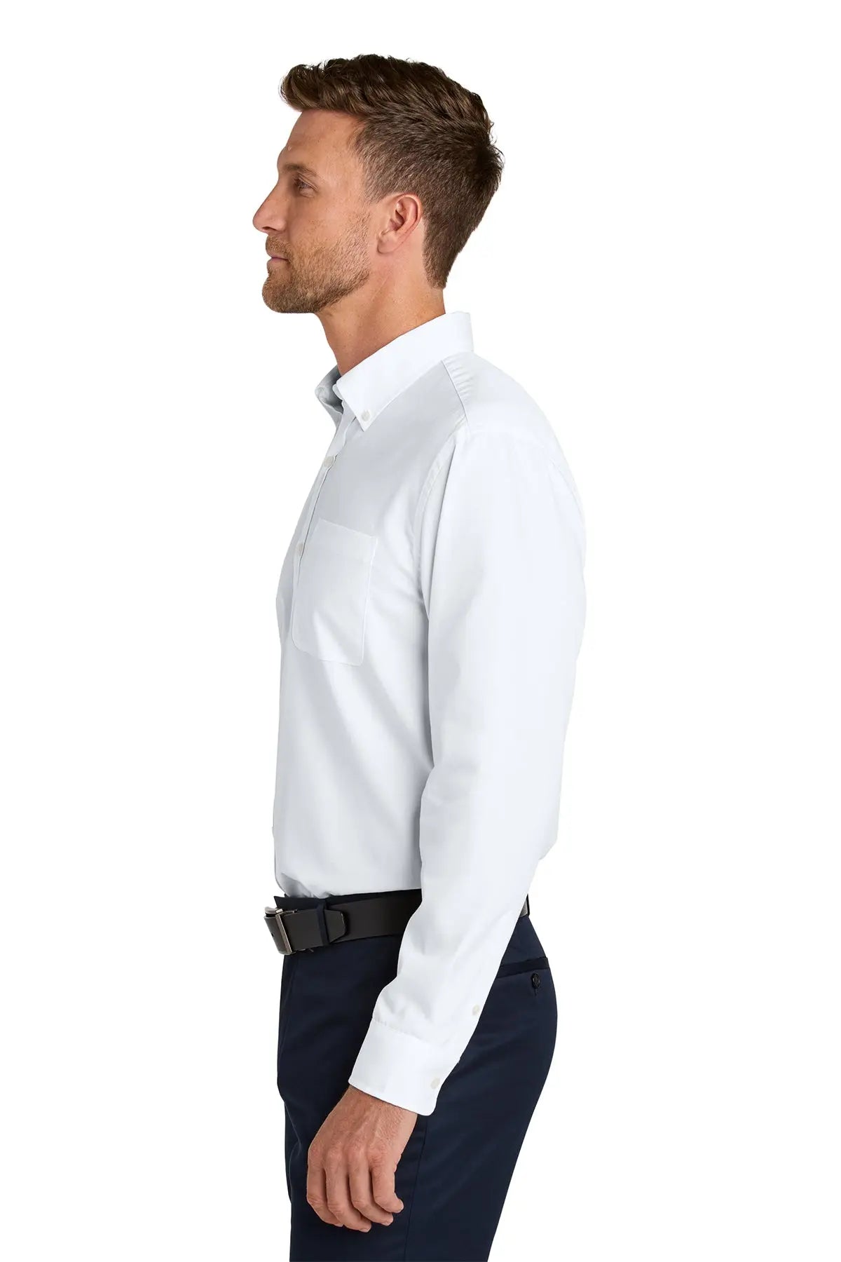 Port Authority® Long Sleeve Nailhead Easy Care Shirt #W816