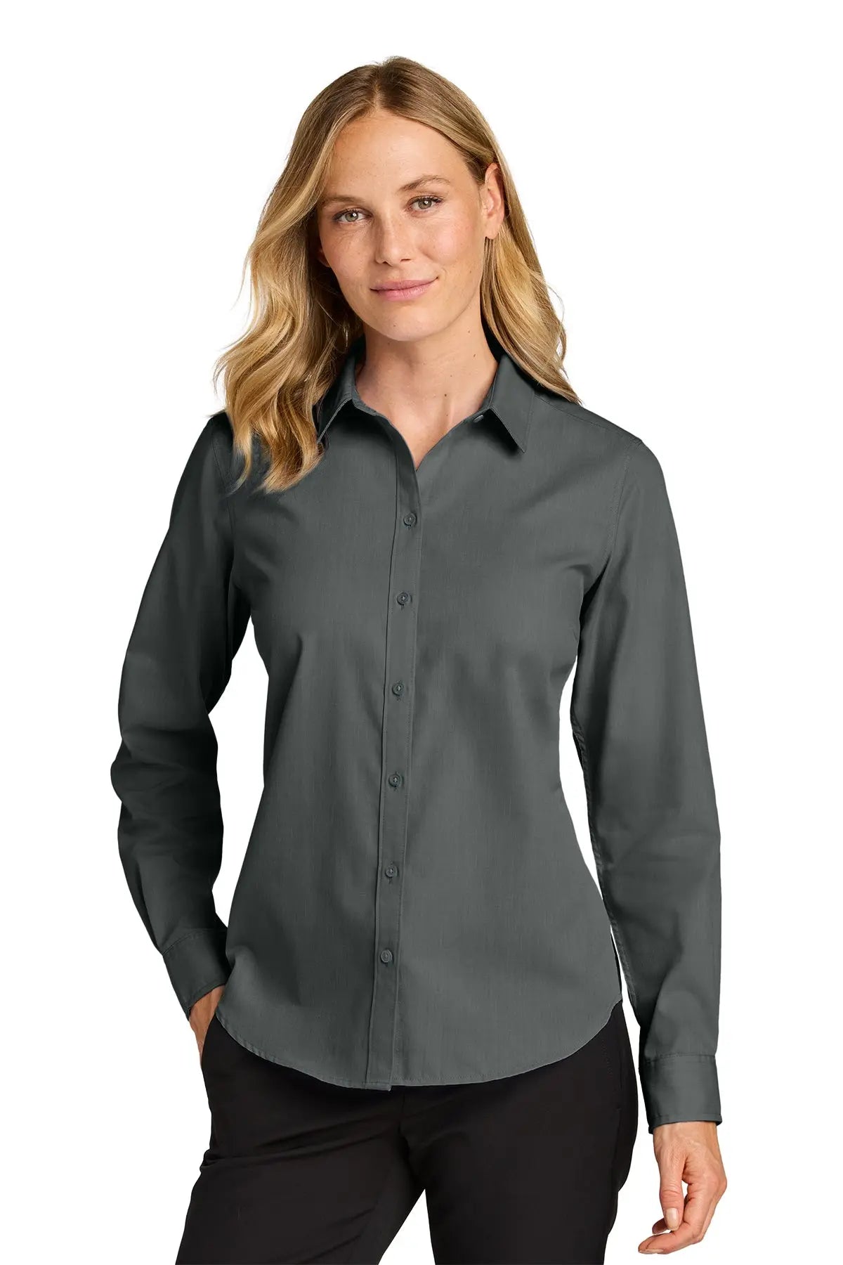 Port Authority® Women’s Long Sleeve Nailhead Easy Care Shirt #LW816