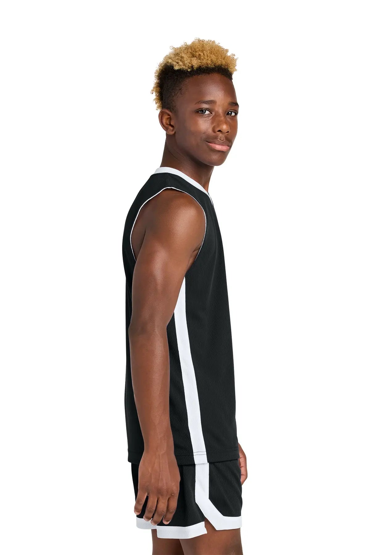 Sport-Tek® Youth Rival Basketball Rev Jersey #YST900 Game Over Merch
