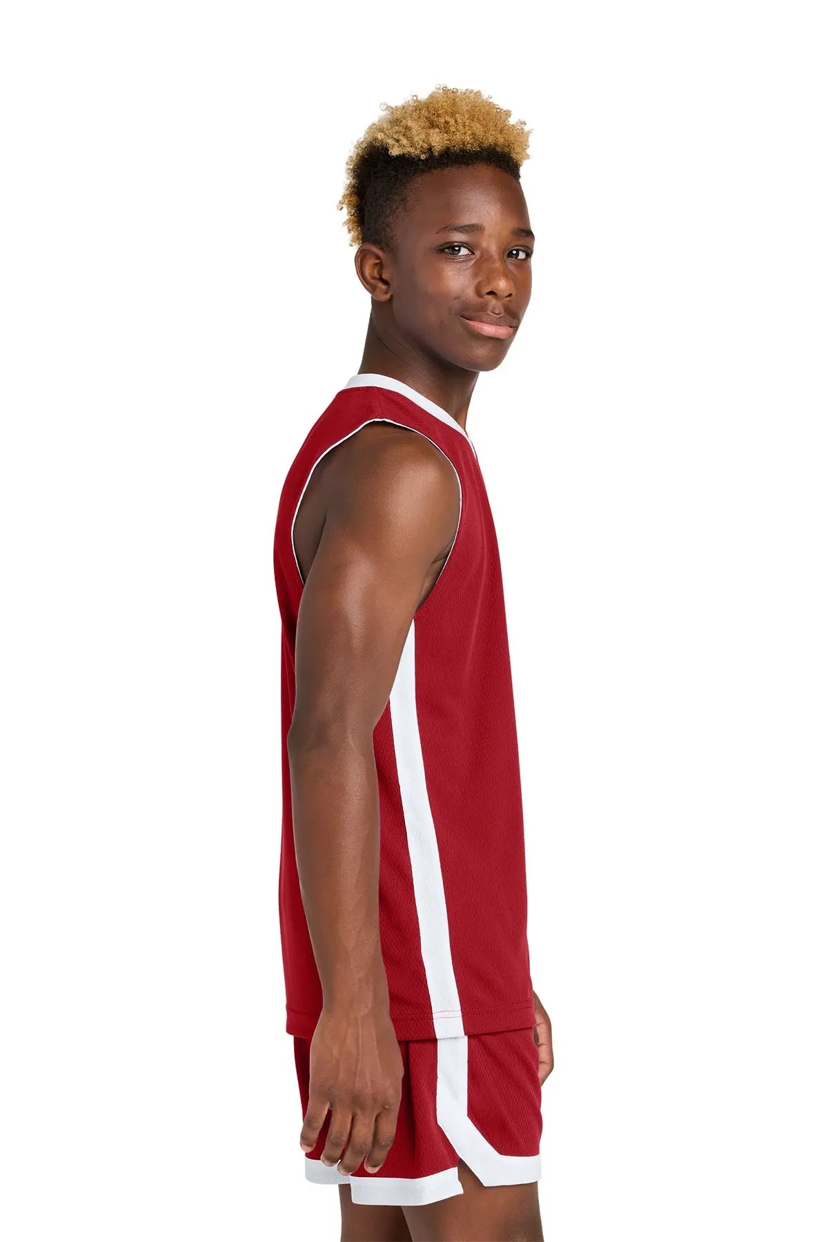 Sport-Tek® Youth Rival Basketball Rev Jersey #YST900 Game Over Merch